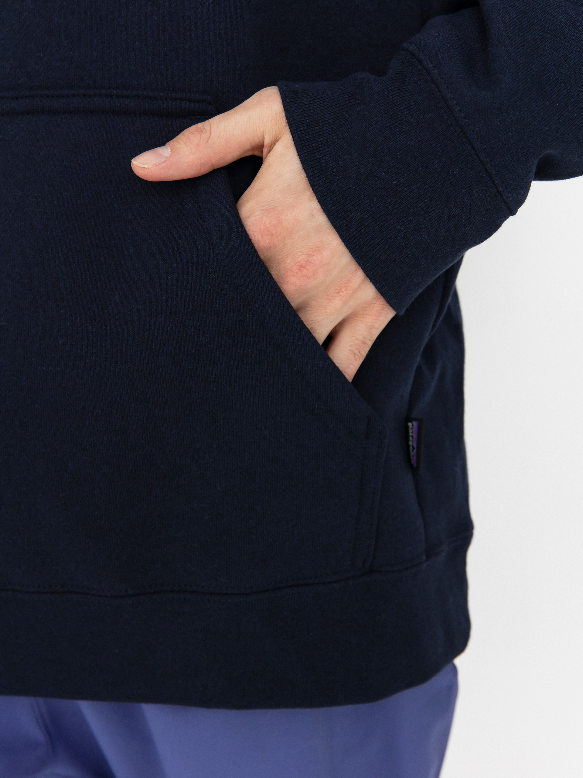 Суитшърт с качулка Patagonia Fitz Roy Icon Uprisal HD (new navy)