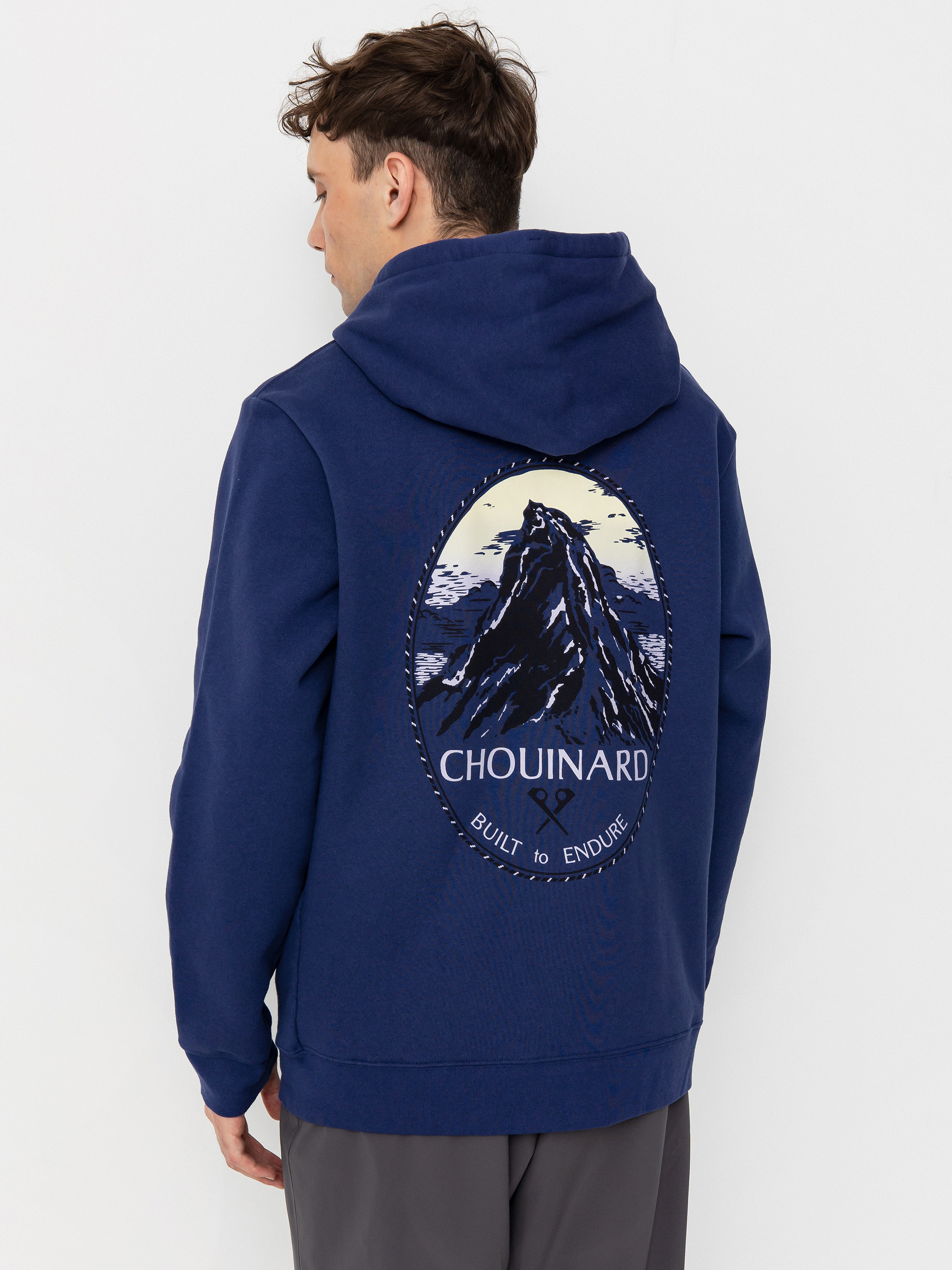 Суитшърт с качулка Patagonia Chouinard Crest Uprisal HD (solstice purple)