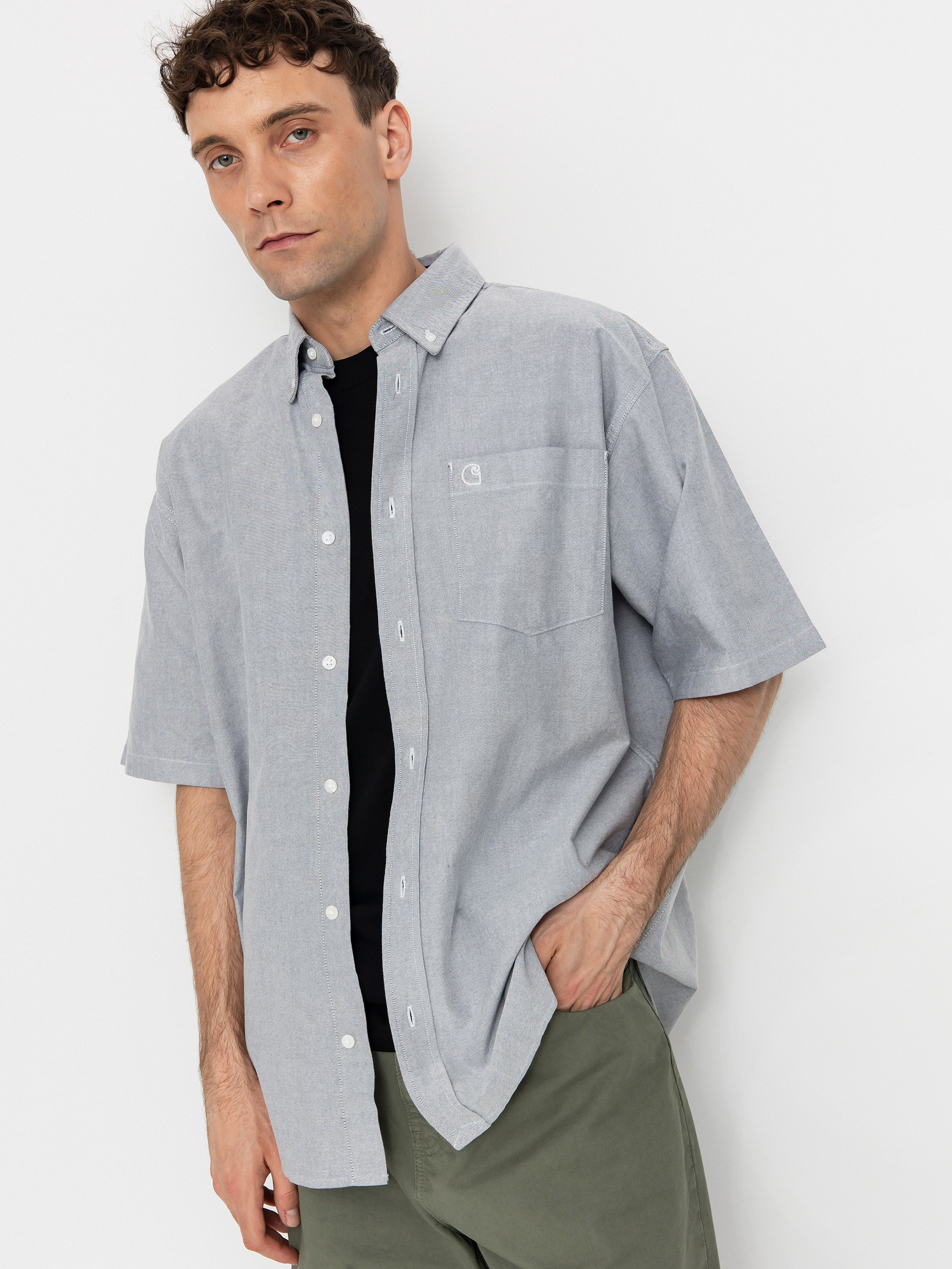 u0420u0438u0437u0430 Carhartt WIP Braxton (graphite/wax)