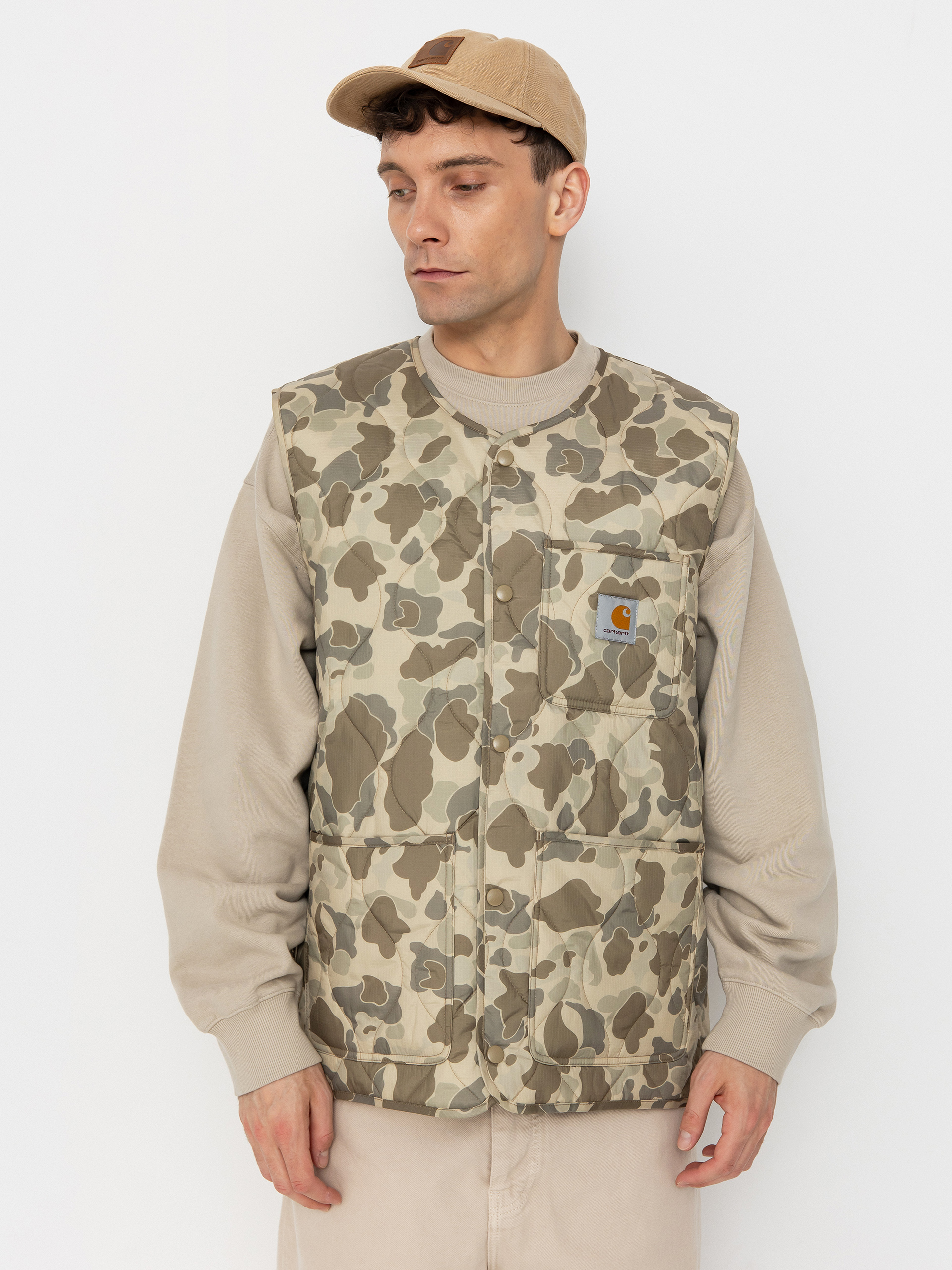 Елек Carhartt WIP Skyton (camo duck/desert)