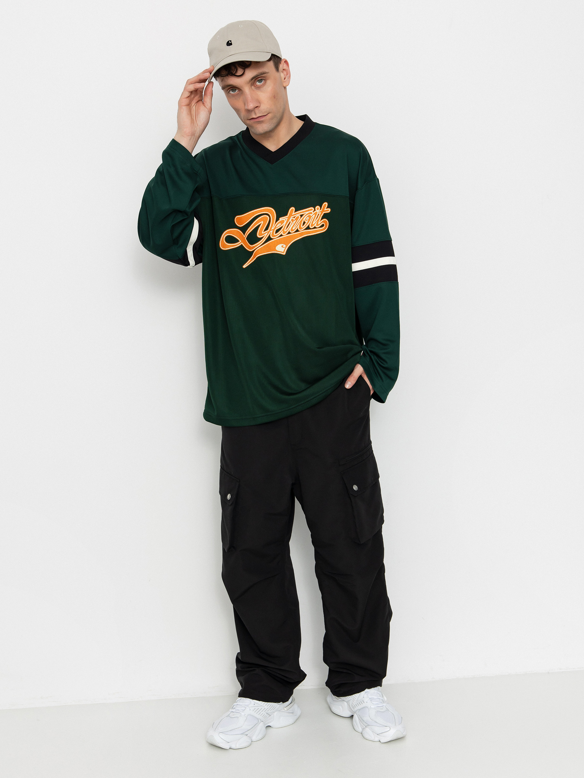 Блуза Carhartt WIP Detroit Mesh (conifer/black/wax)