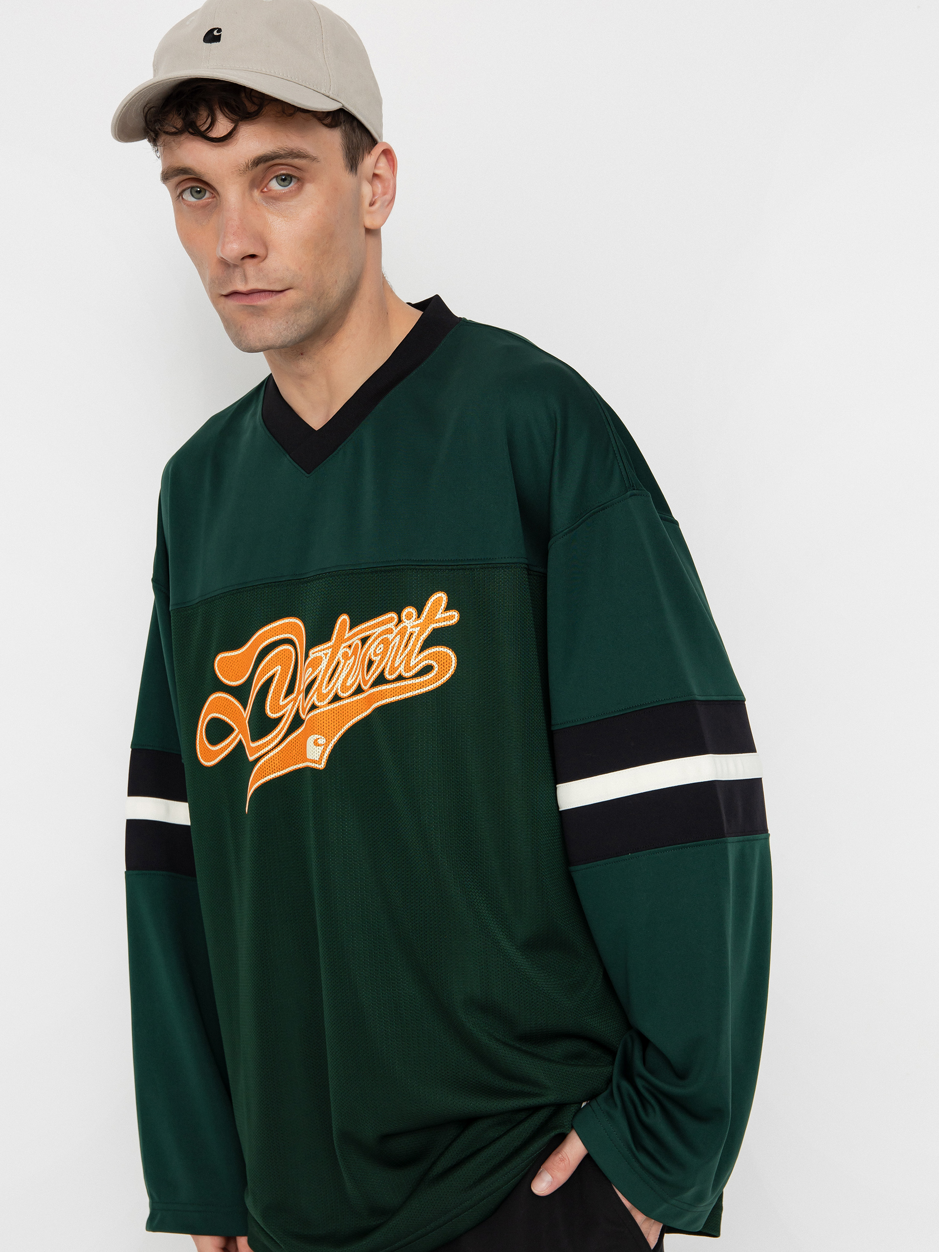 Блуза Carhartt WIP Detroit Mesh (conifer/black/wax)