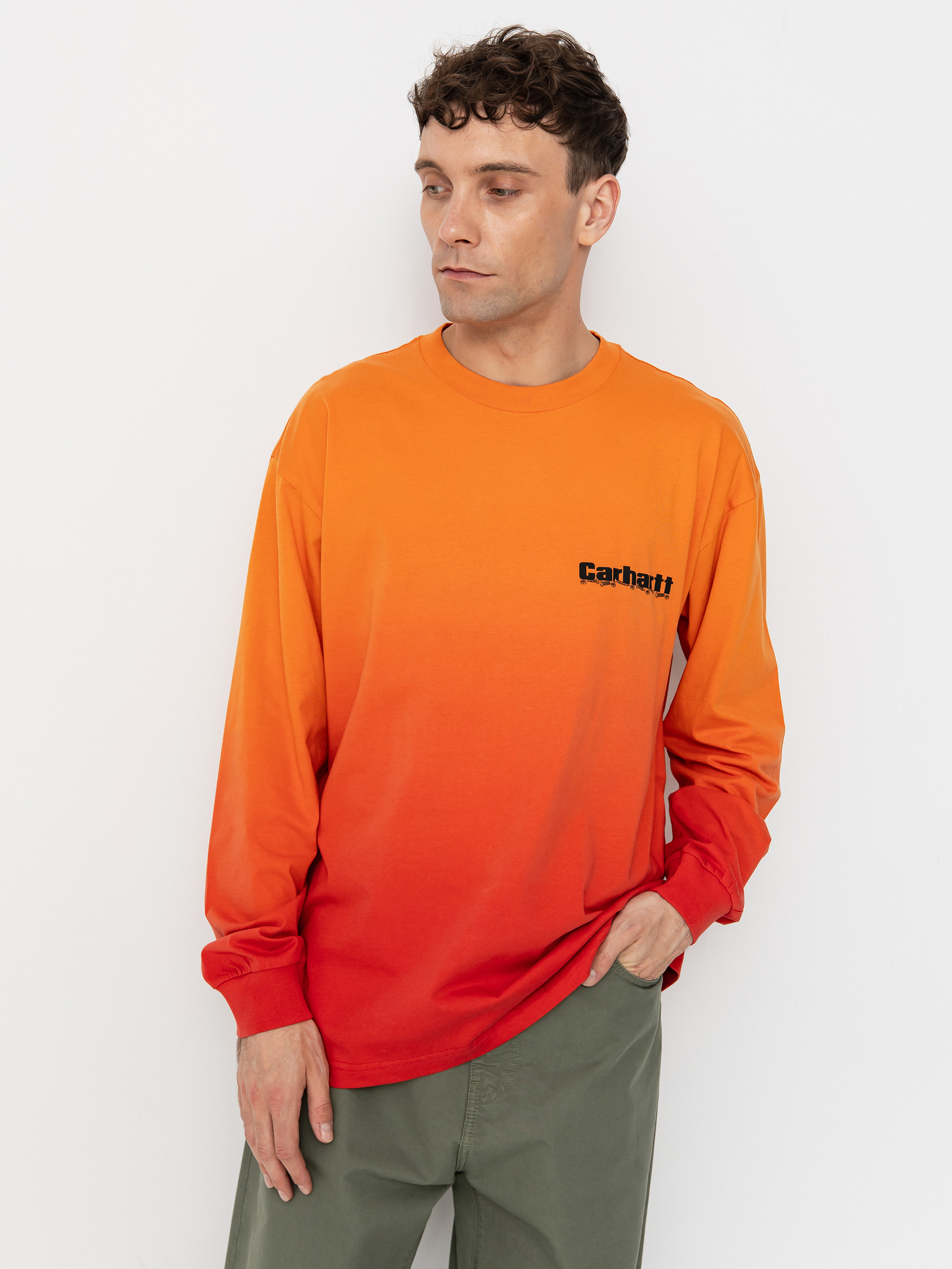 Блуза Carhartt WIP Light Work (pumpkin/cherry)