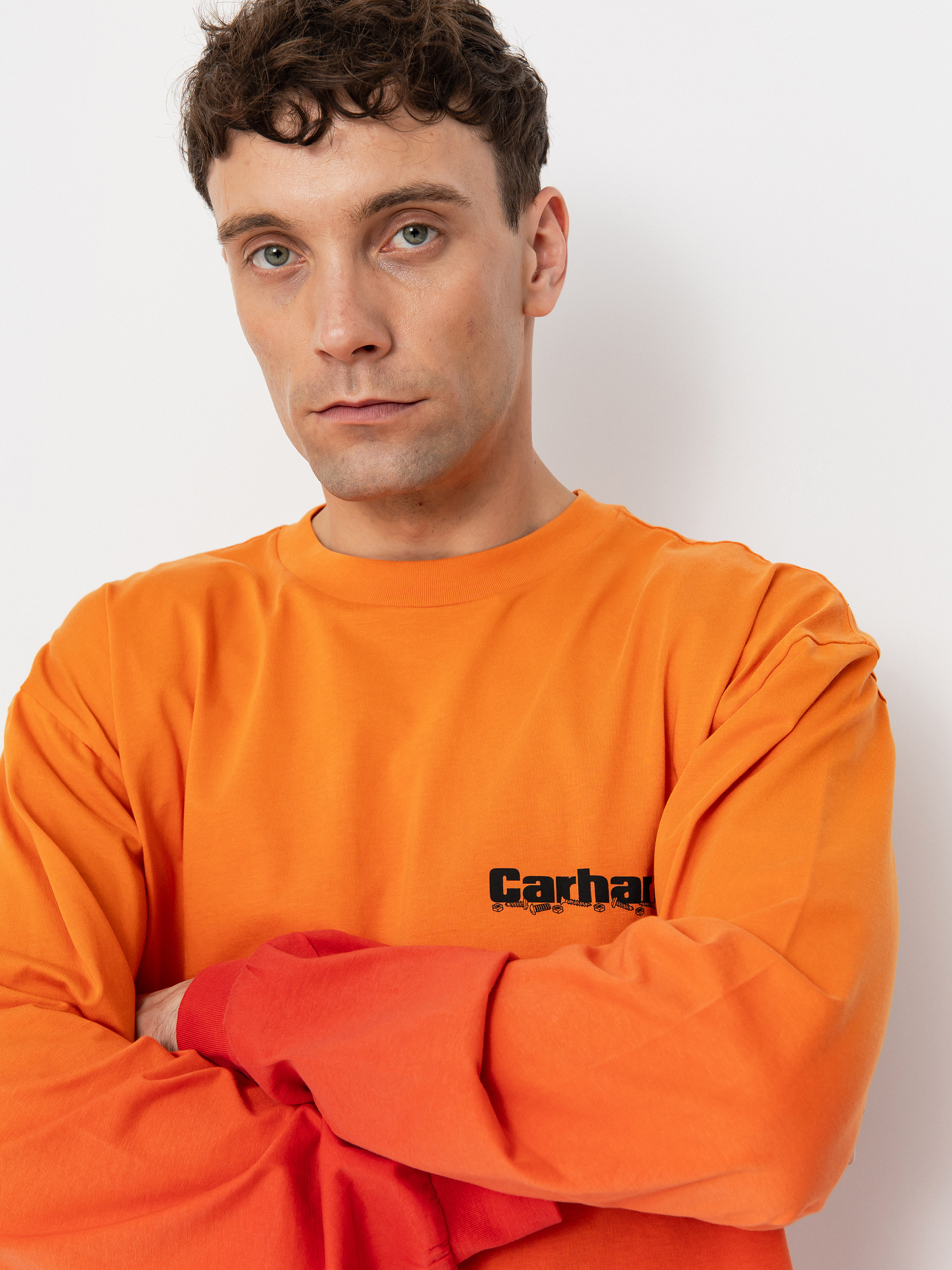Блуза Carhartt WIP Light Work (pumpkin/cherry)