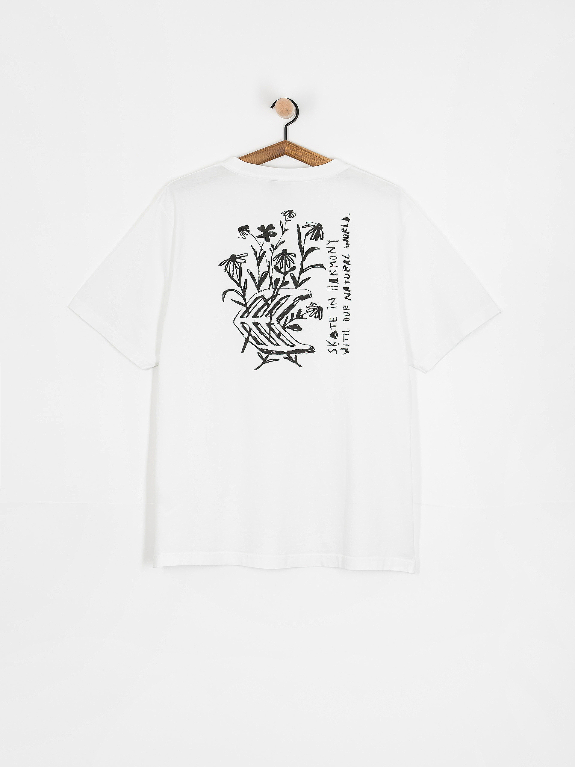 Тениска Cariuma Conté Flowers (off white)