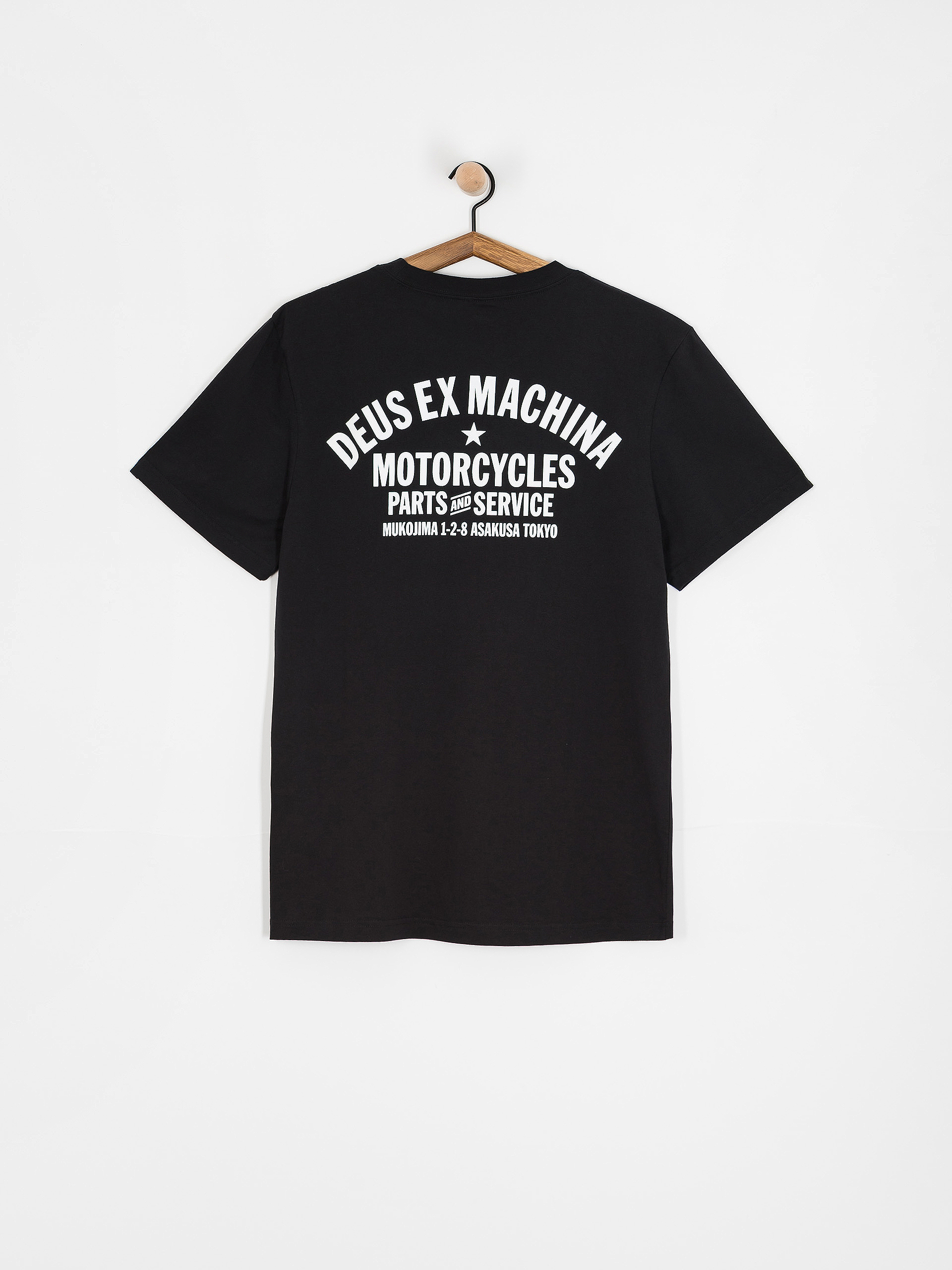 Тениска Deus Ex Machina Tokyo Address (black)