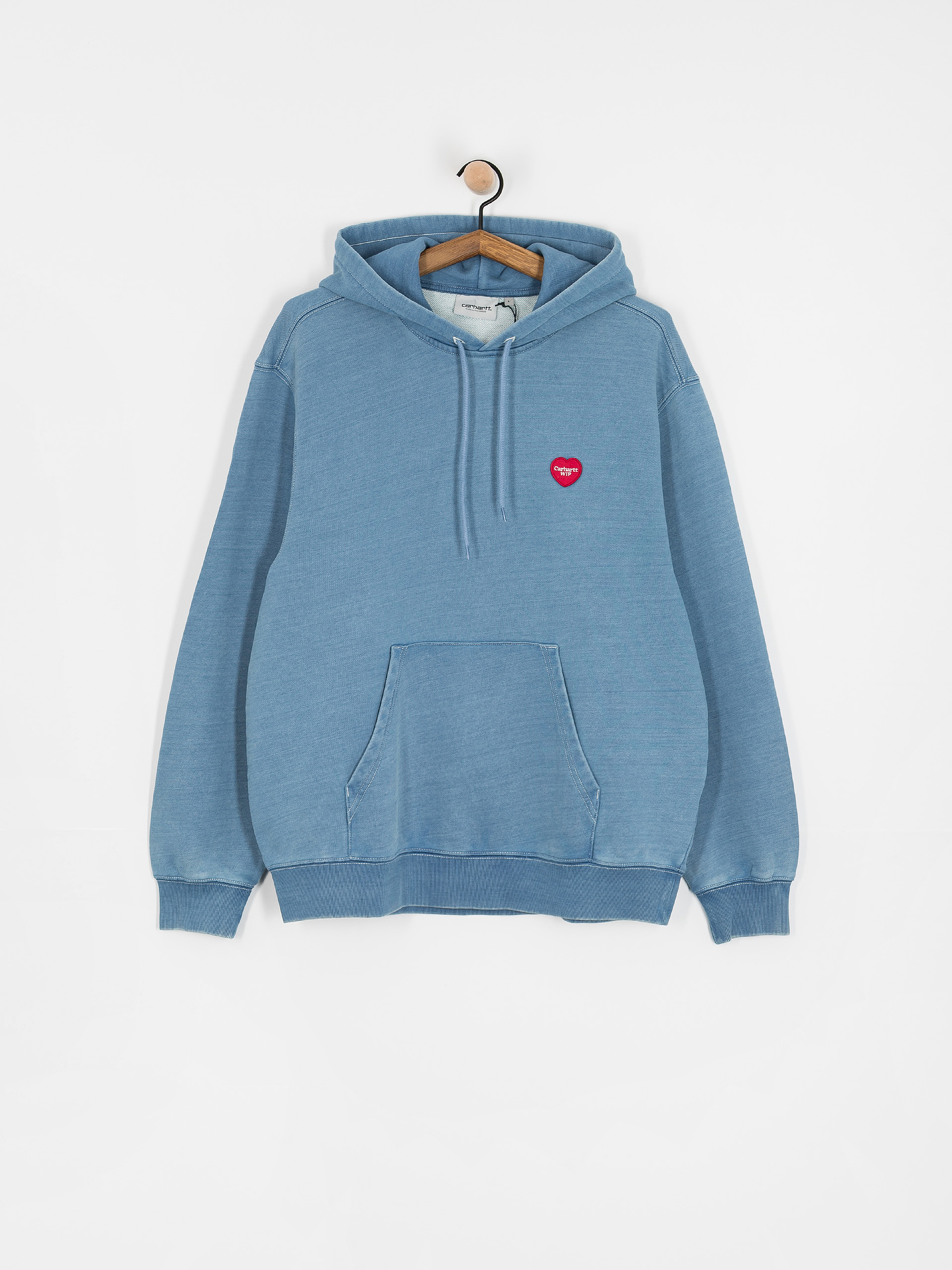 Суитшърт с качулка Carhartt WIP Ingo HD (light blue)