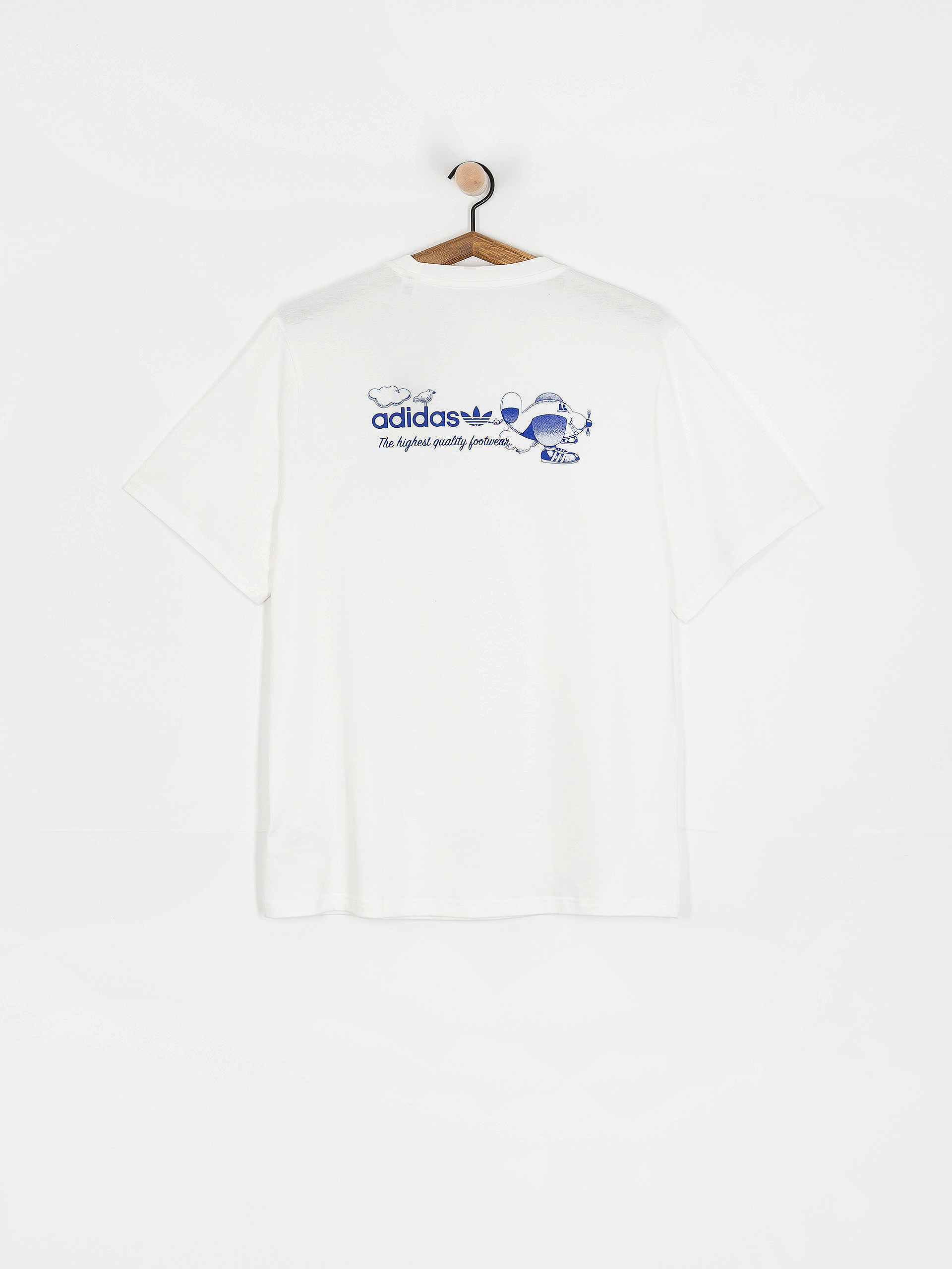 Тениска adidas Dogplane (white/lucblu)