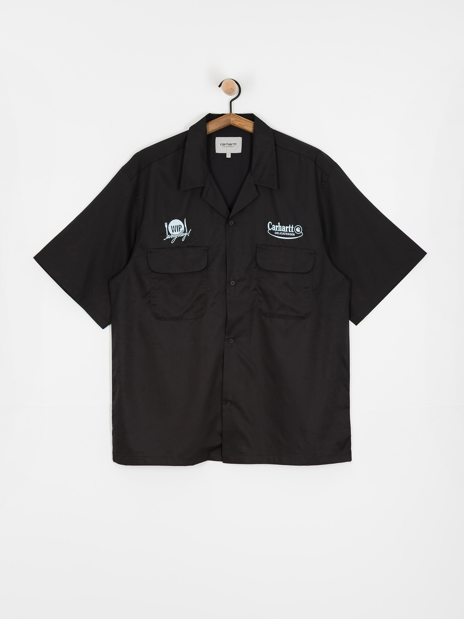 Риза Carhartt WIP Deli (black/bluebird)
