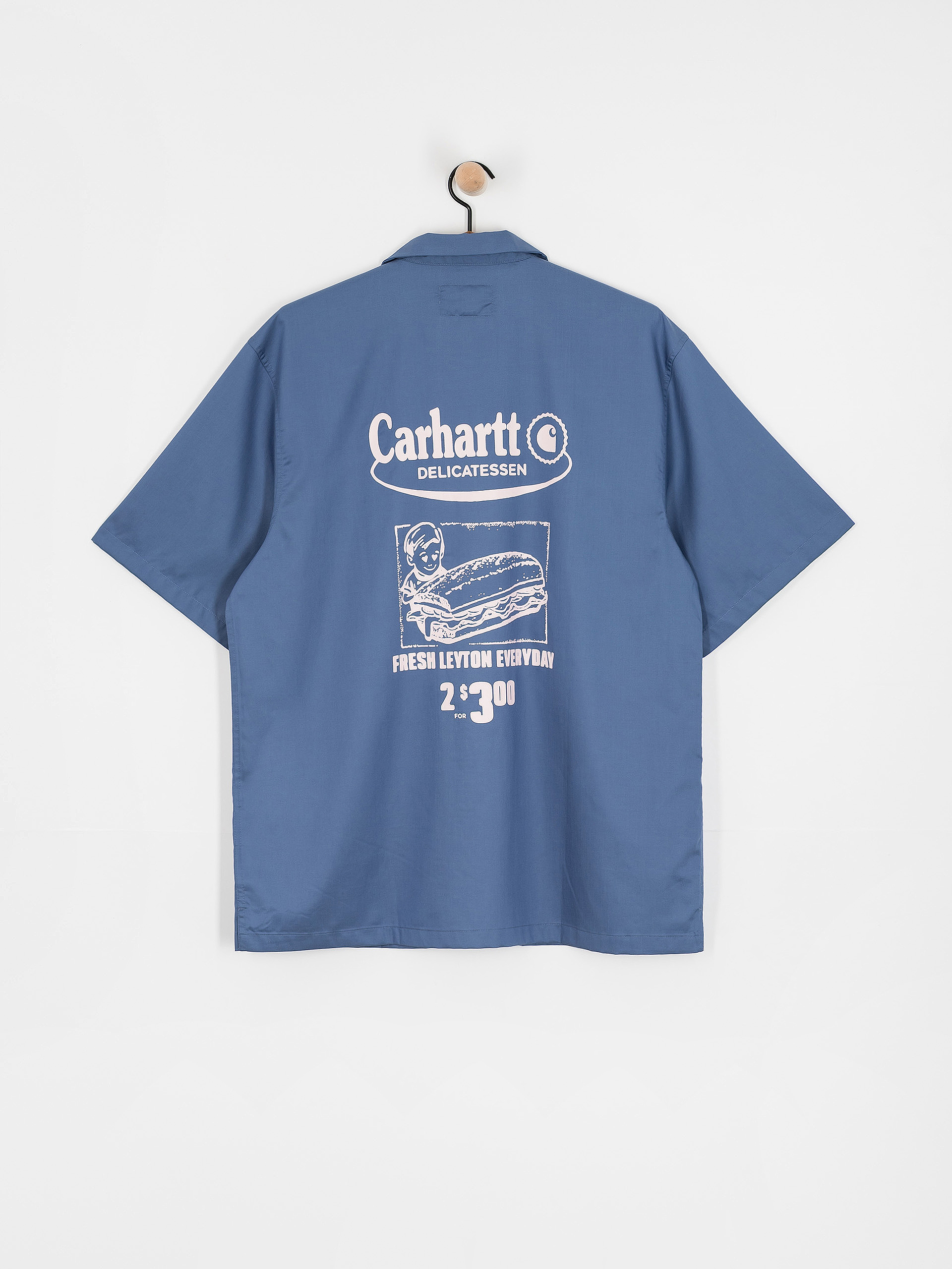 Риза Carhartt WIP Deli (blue iris/air pink)