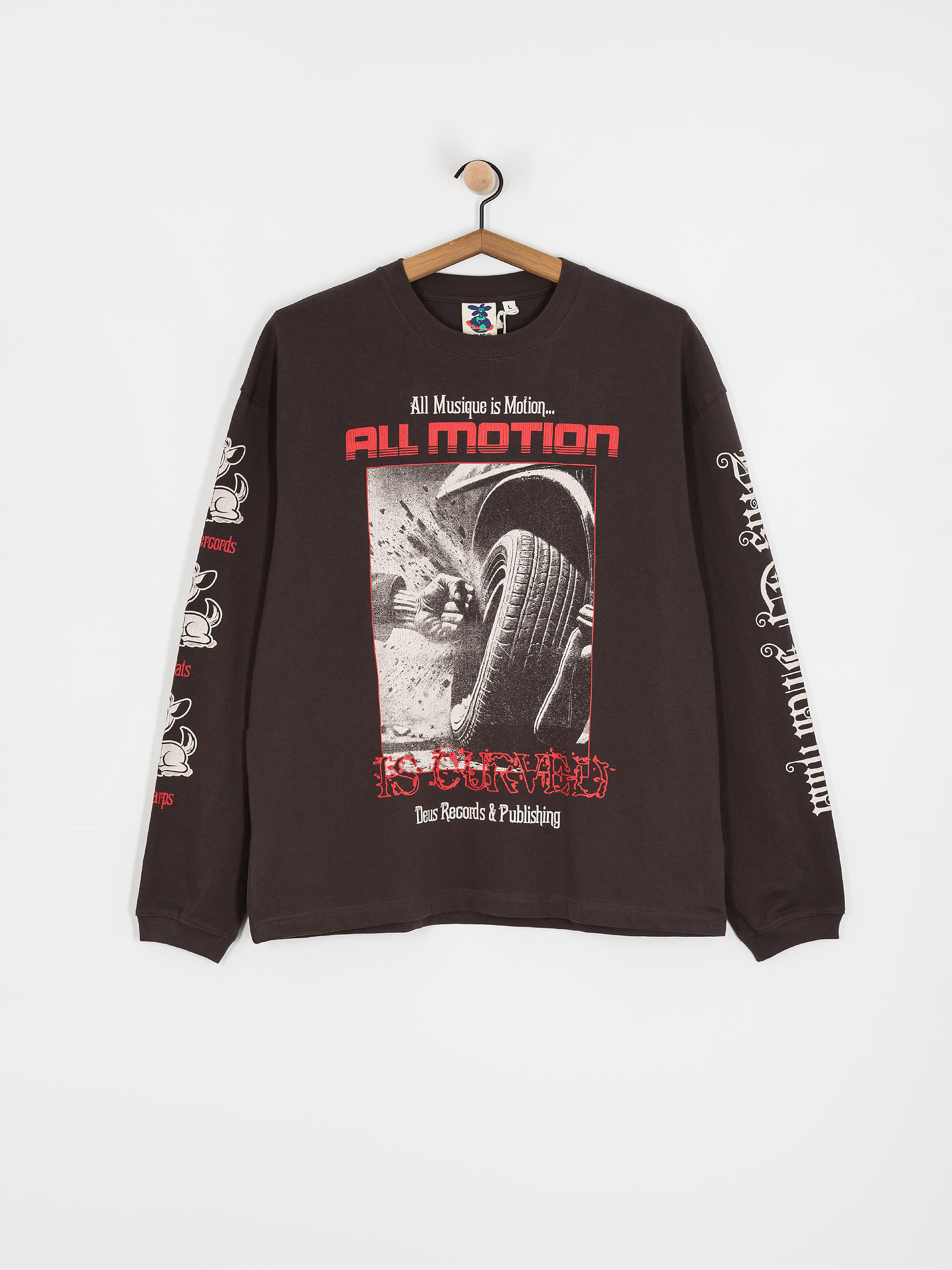 Блуза Deus Ex Machina Dancing Ghost (anthracite)