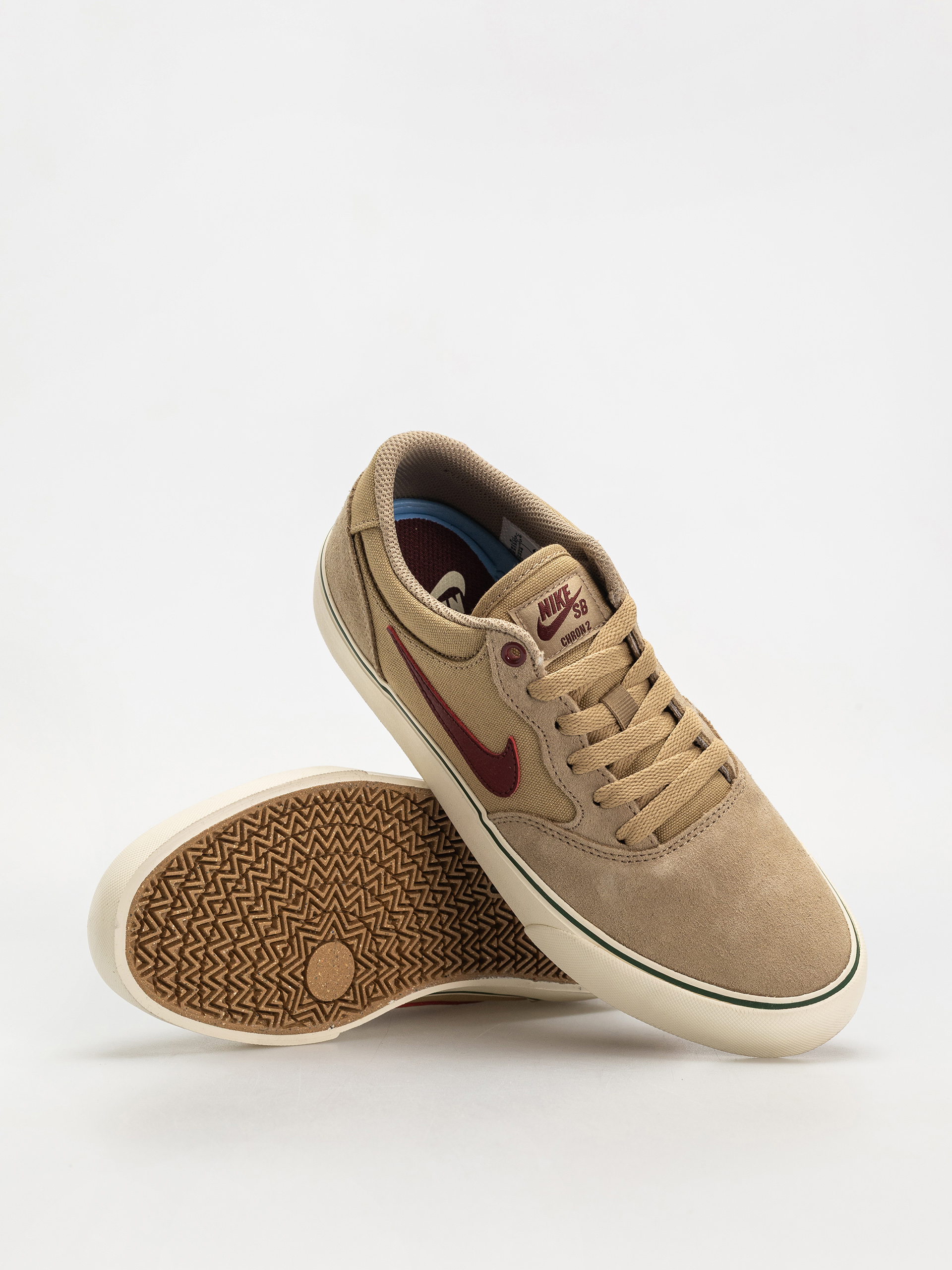 Обувки Nike SB Chron 2 (parachute beige/dark team red)