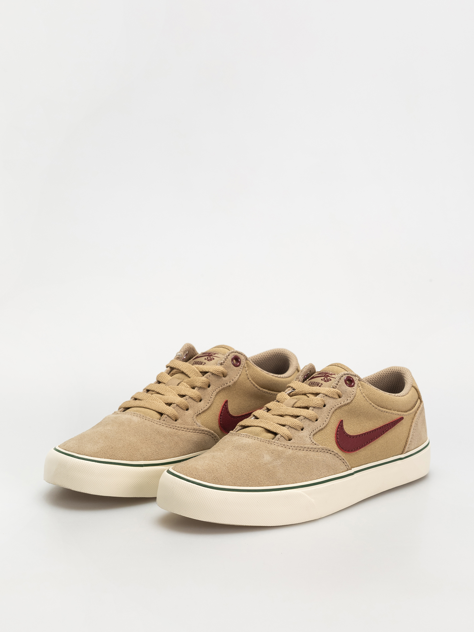 Обувки Nike SB Chron 2 (parachute beige/dark team red)