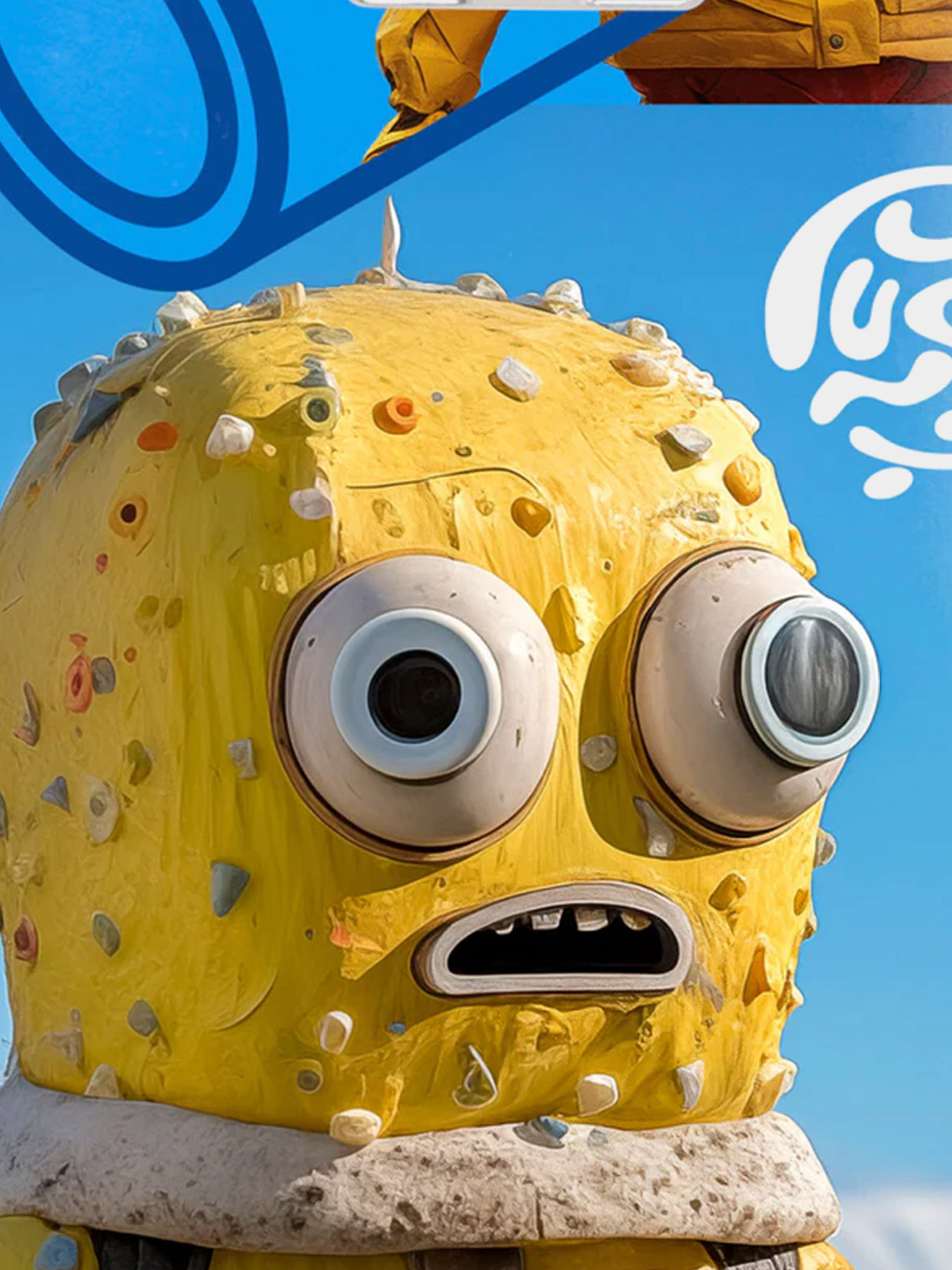 Скейтборд Push Yellow Man Fp (blue)