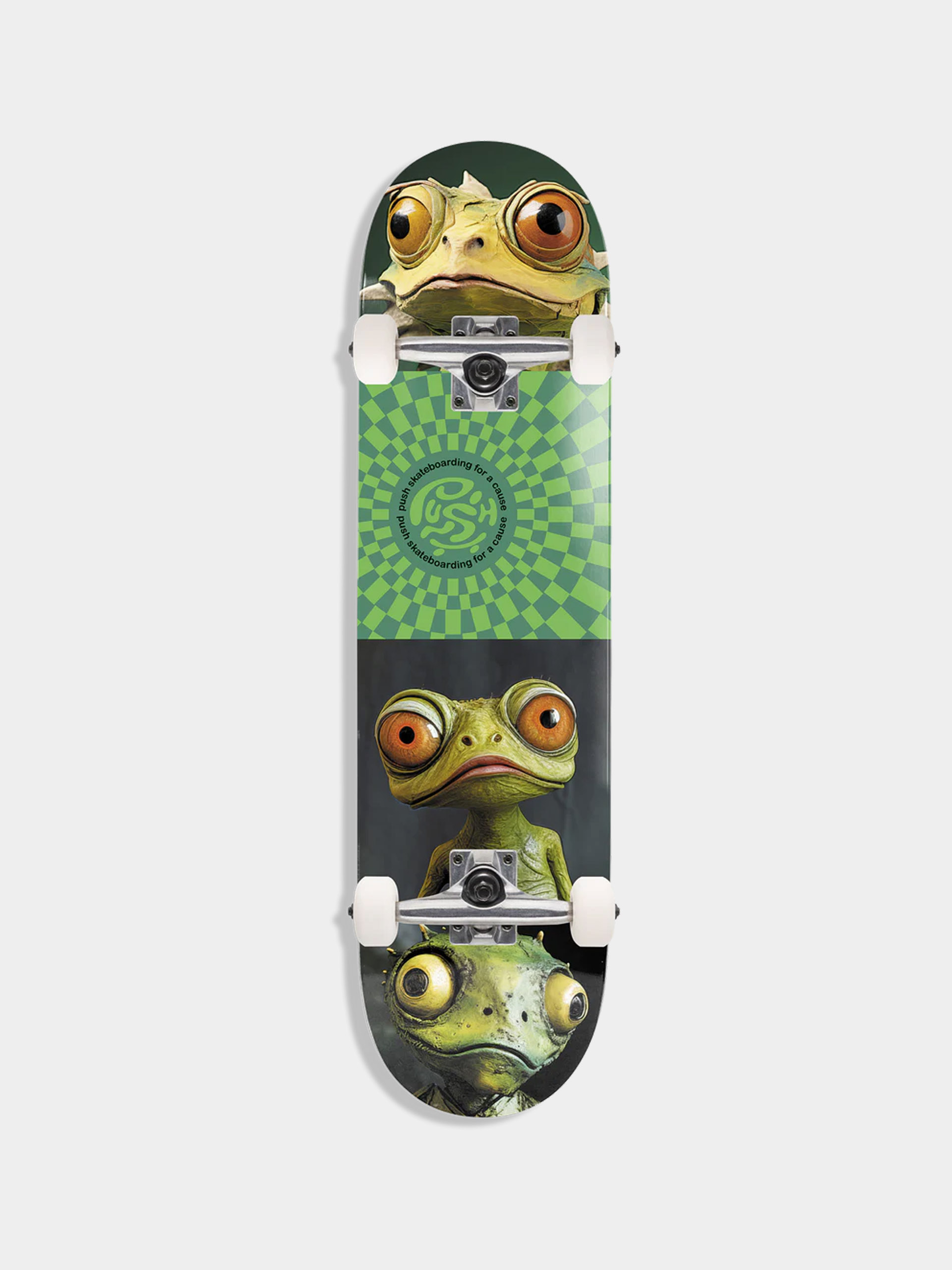 Скейтборд Push Gecko Fp (green)