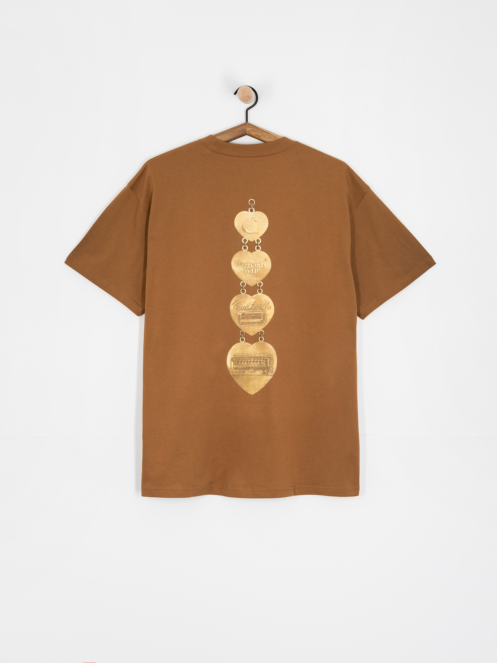 Тениска Carhartt WIP Hartt Chain (hamilton brown)