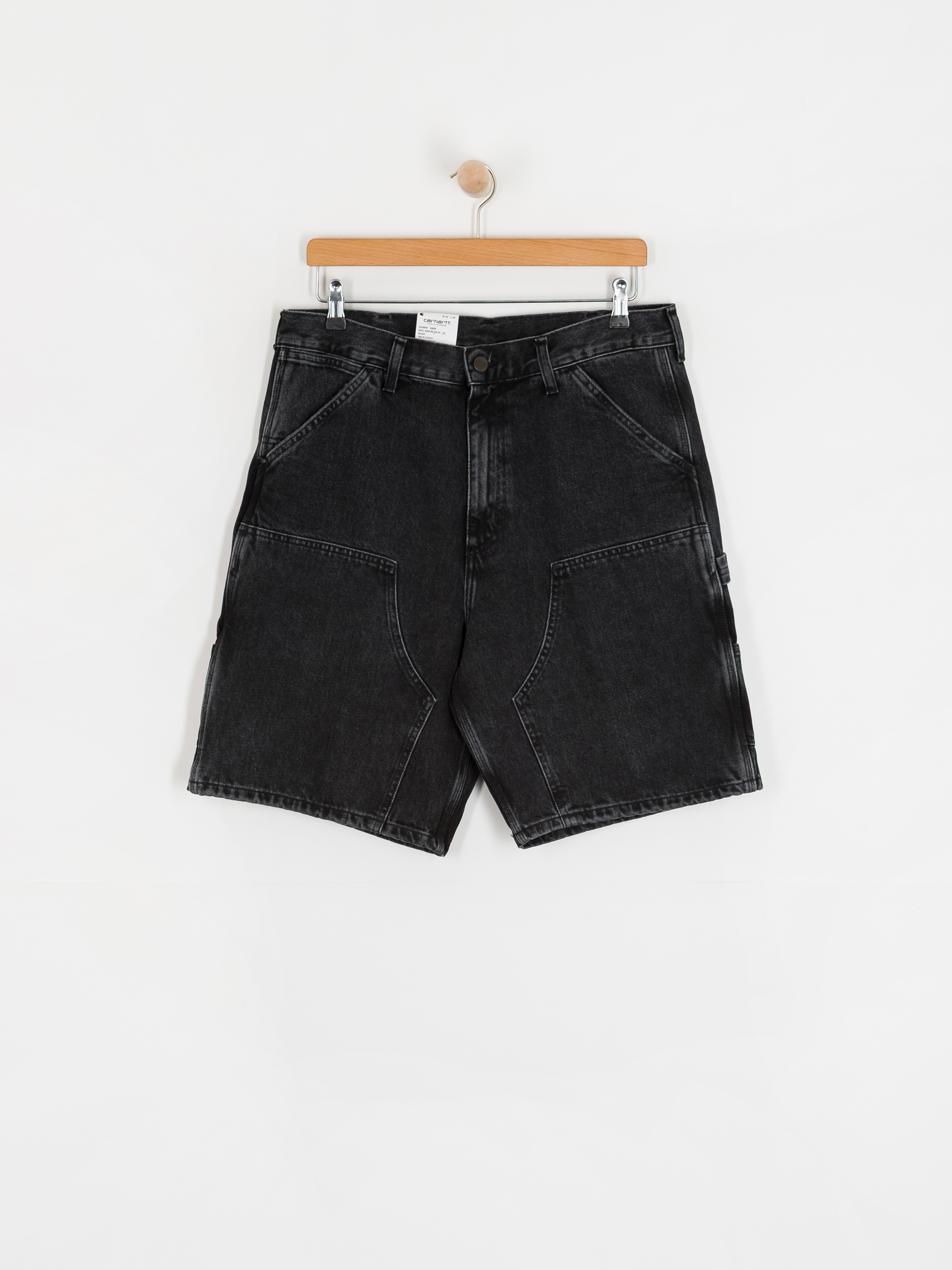 Къси панталони Carhartt WIP Double Knee (black)