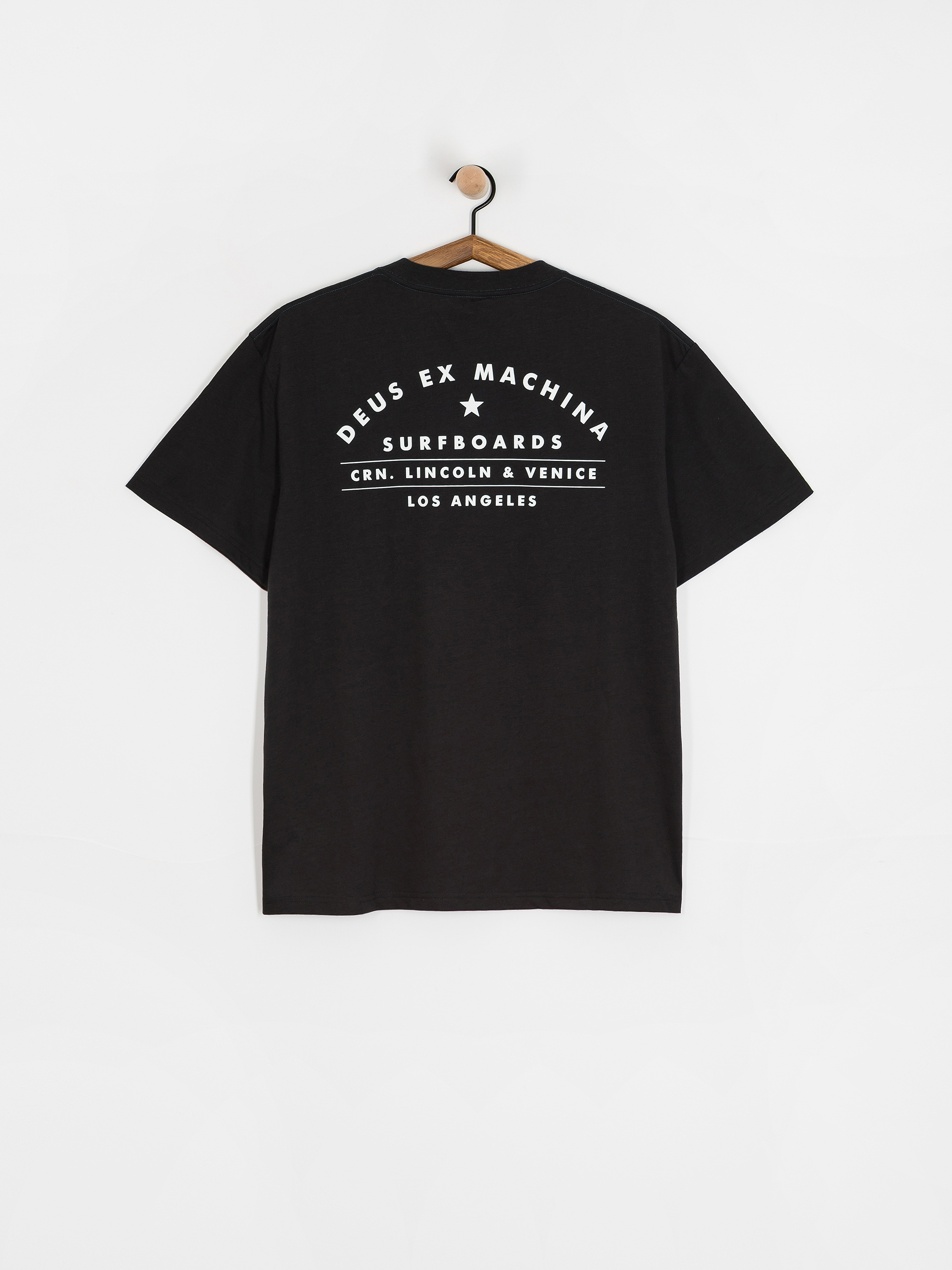 Тениска Deus Ex Machina Los Angeles Surf Address (black)