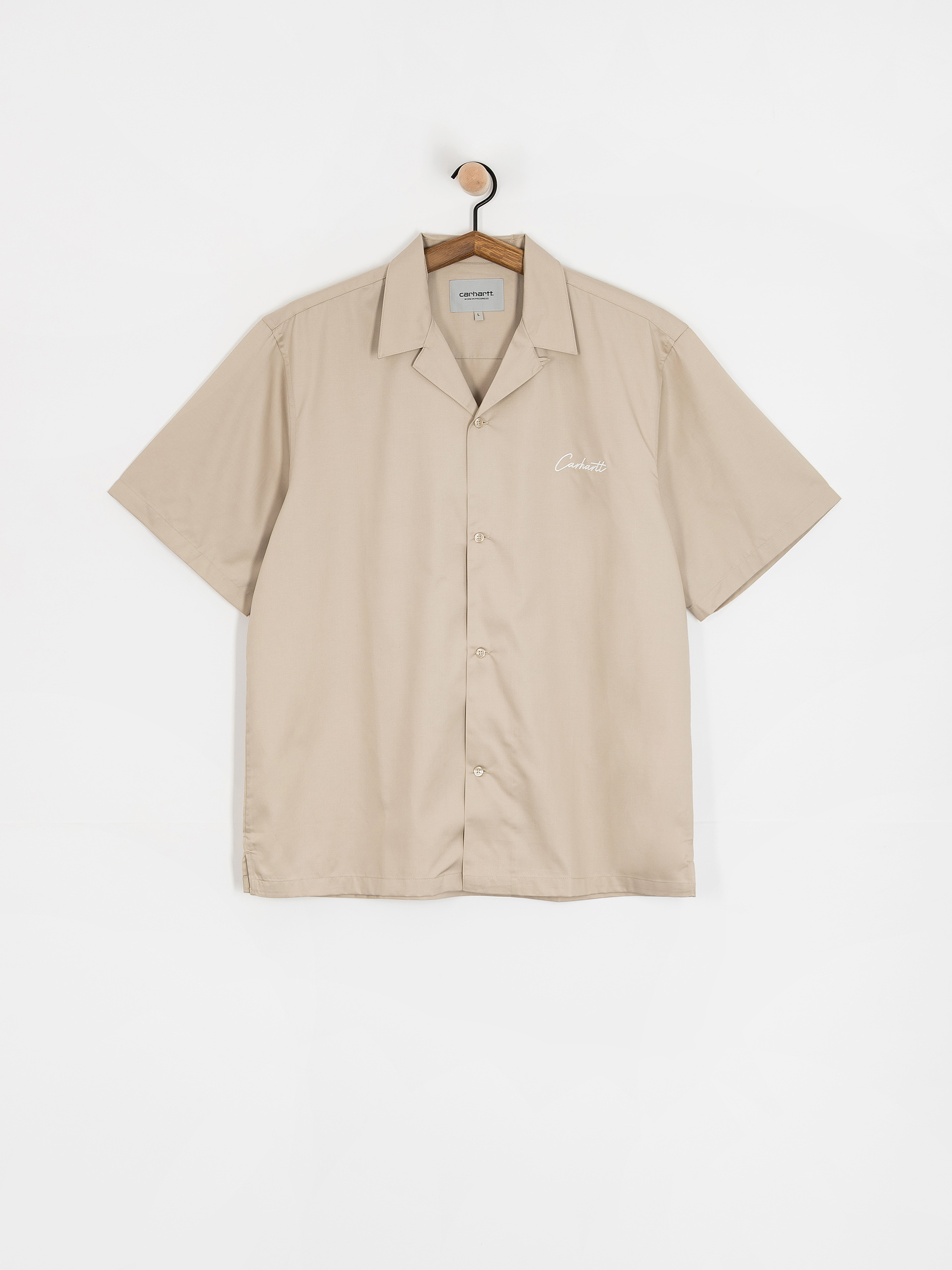 Риза Carhartt WIP Delray (fleur de sel/white)