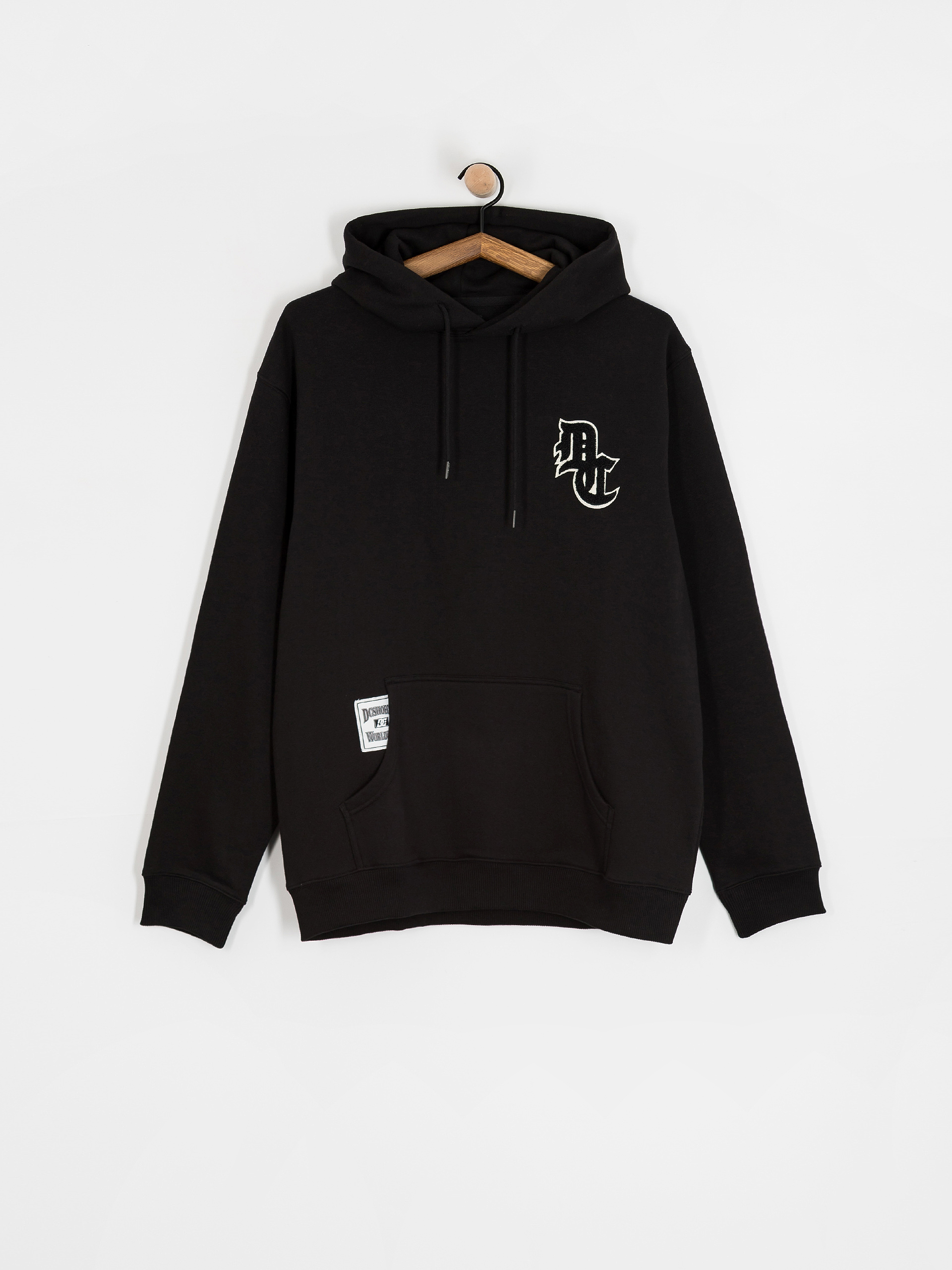 Суитшърт с качулка DC Bullpen HD (black)