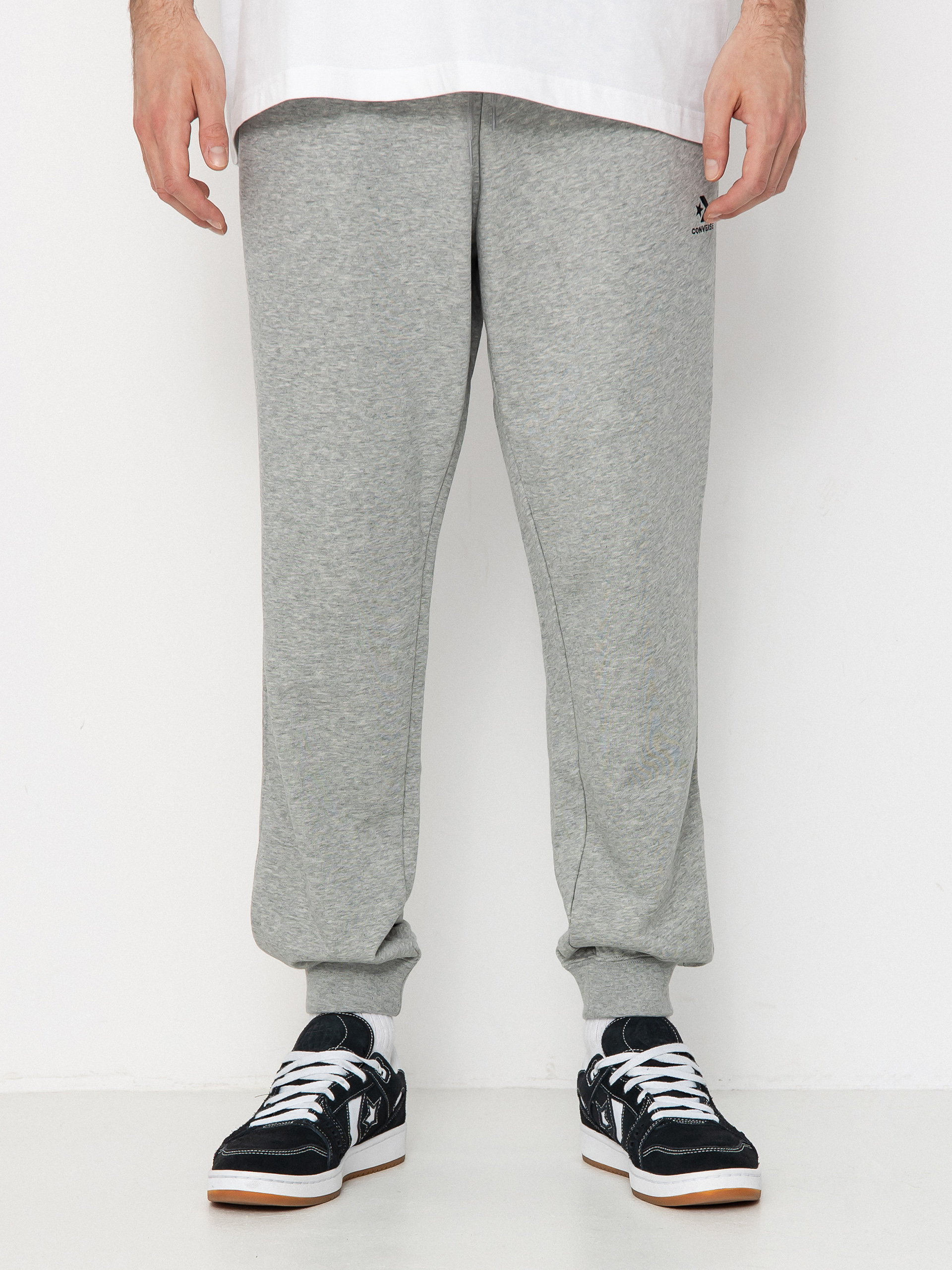 Панталони Converse Sc Emb Classic (vintage grey heather)