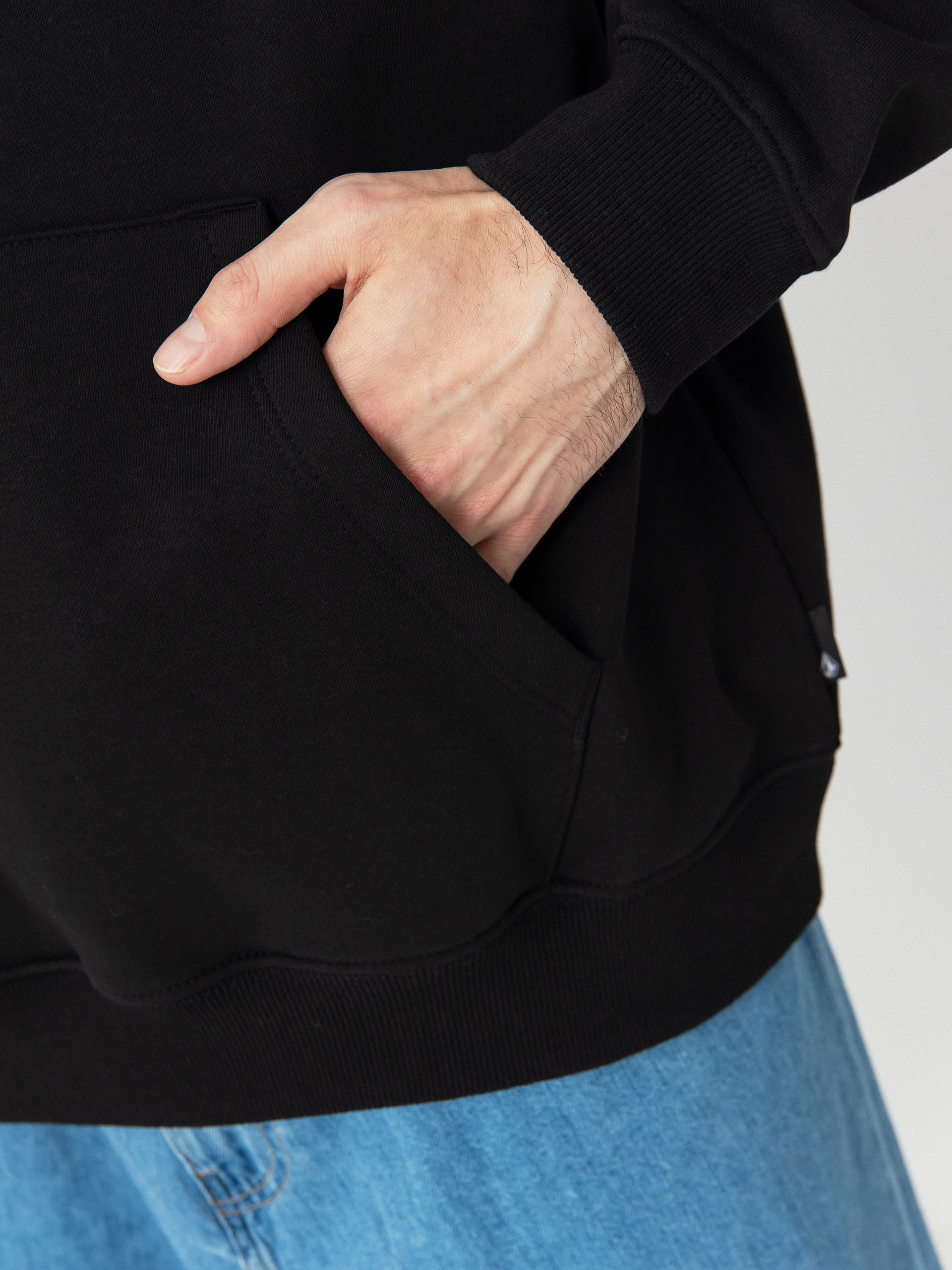 Суитшърт с качулка Volcom Volcom Stone HD (black)