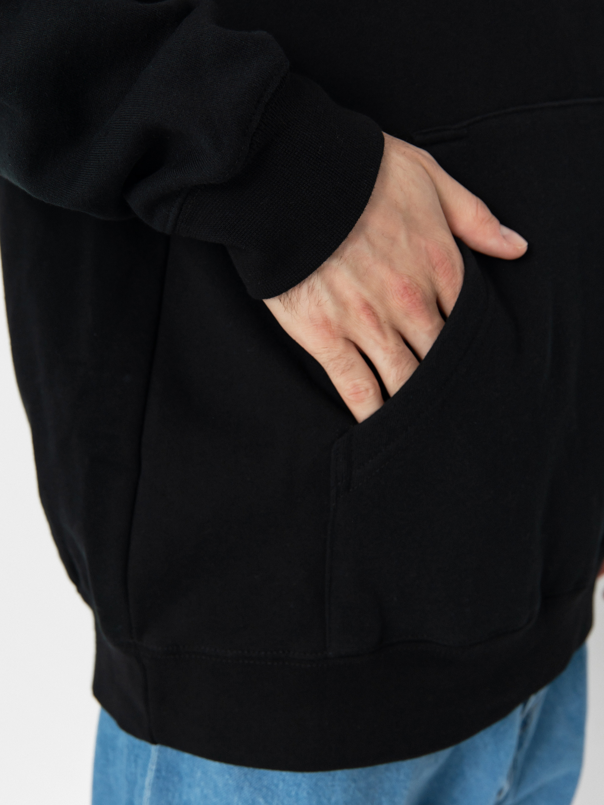 Суитшърт с качулка Spitfire Cherry Bloosom HD (black)