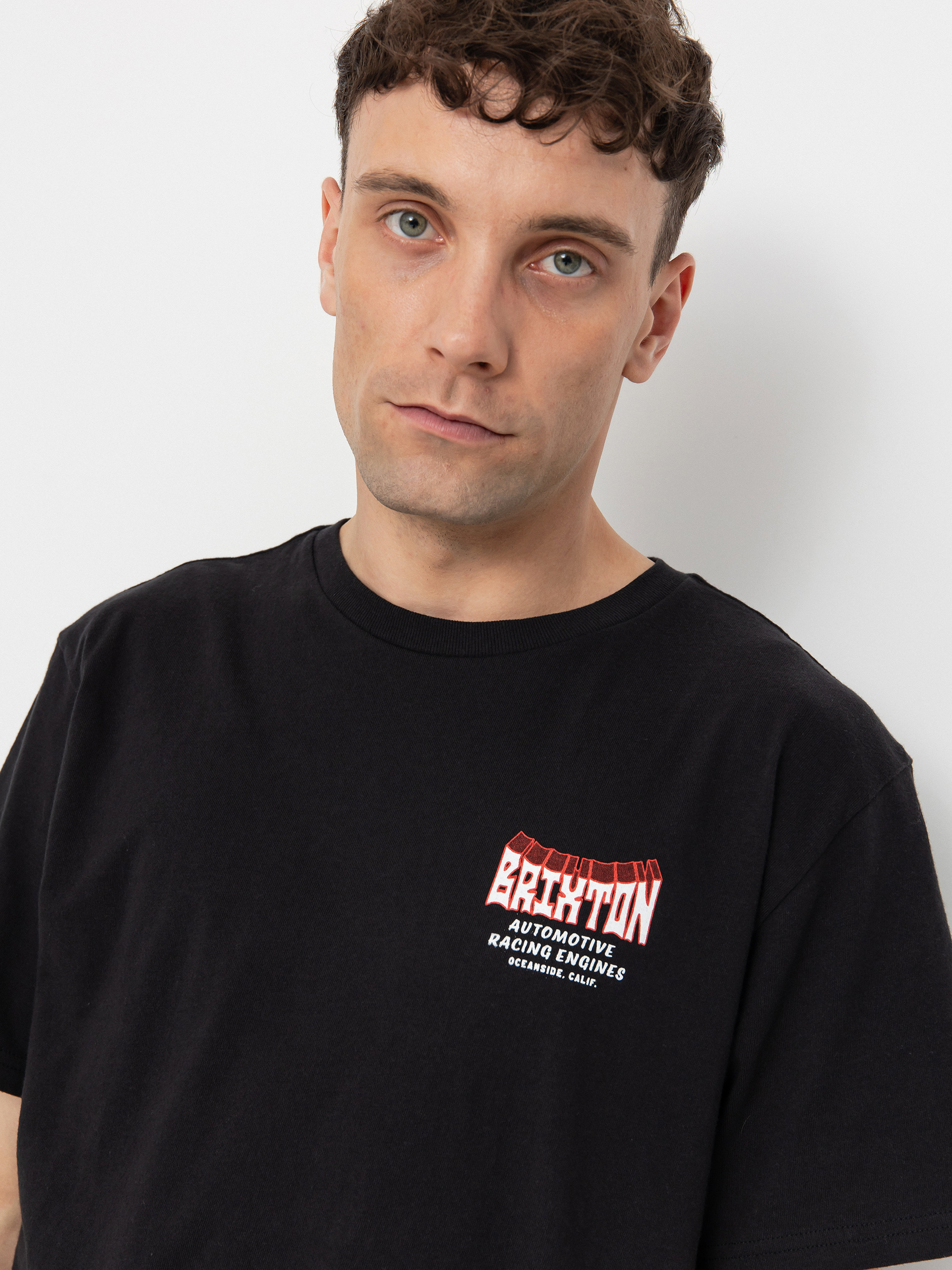 Тениска Brixton Horsepower Stt (black)