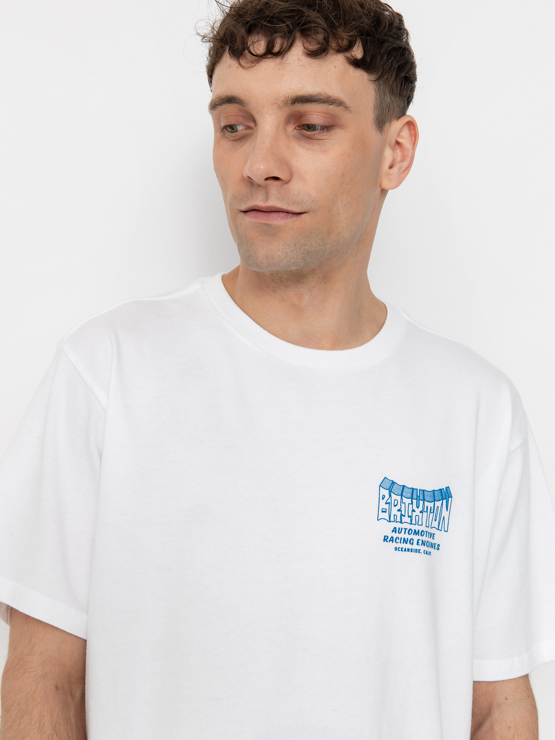Тениска Brixton Horsepower Stt (white)