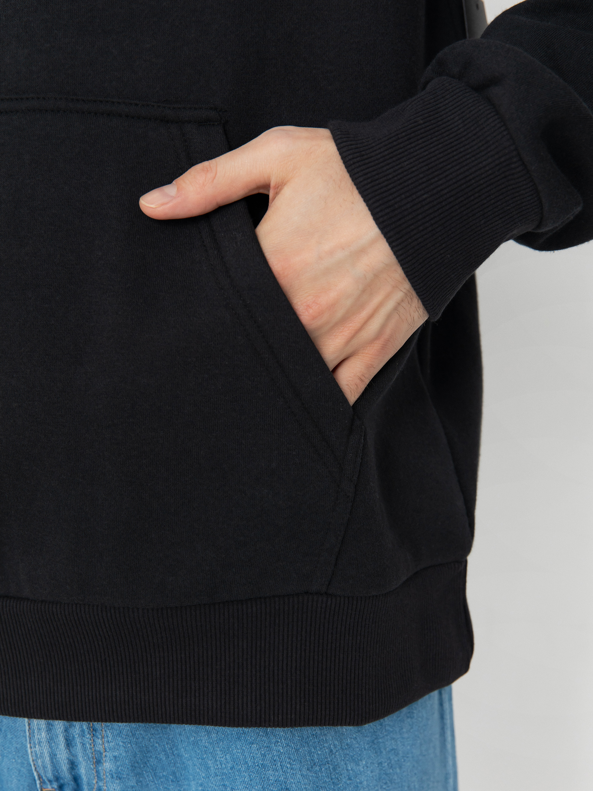 Суитшърт с качулка Brixton Freeman HD (black)