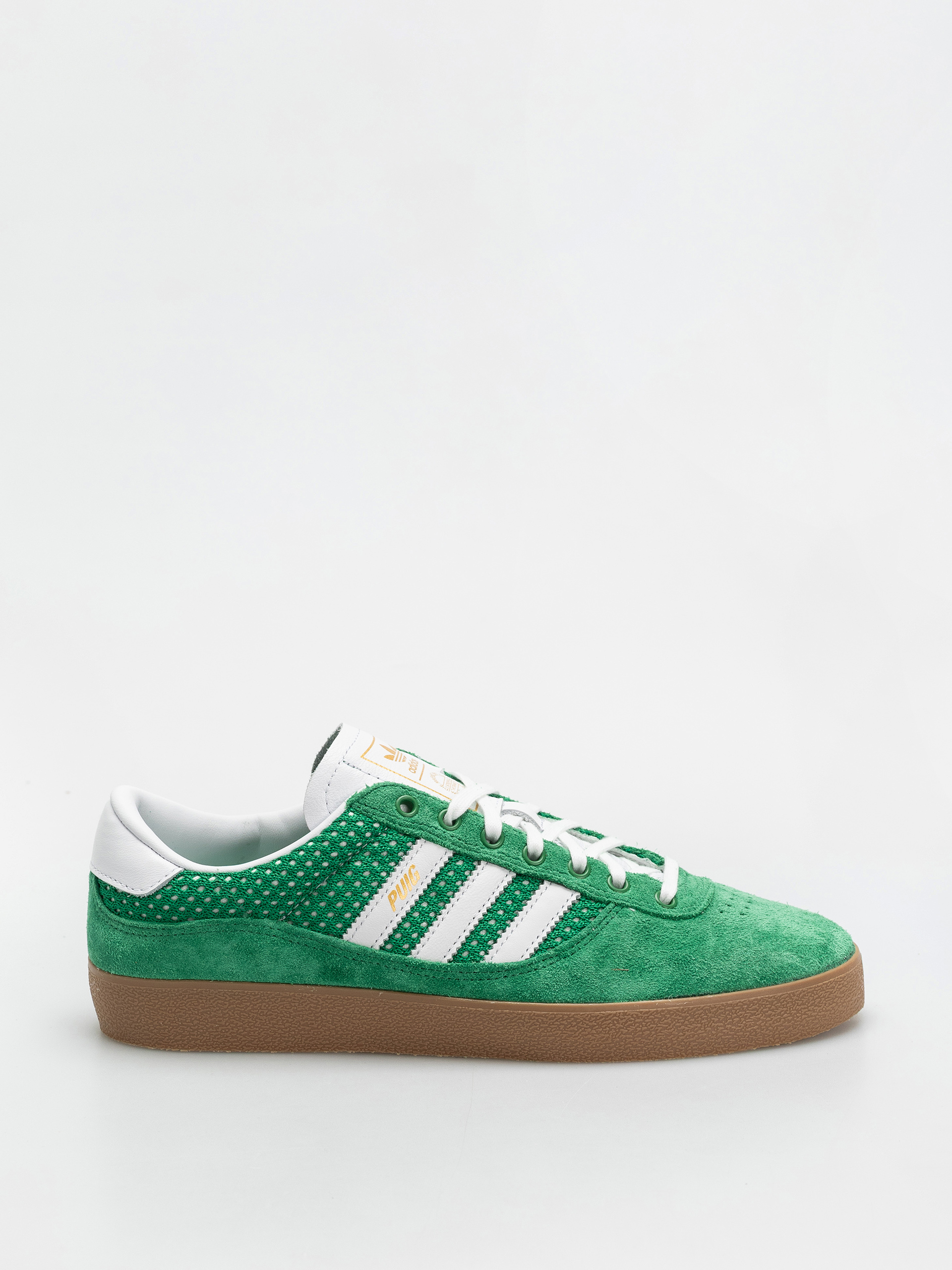 u041eu0431u0443u0432u043au0438 adidas Puig Indoor (green/ftwwht/gum4)
