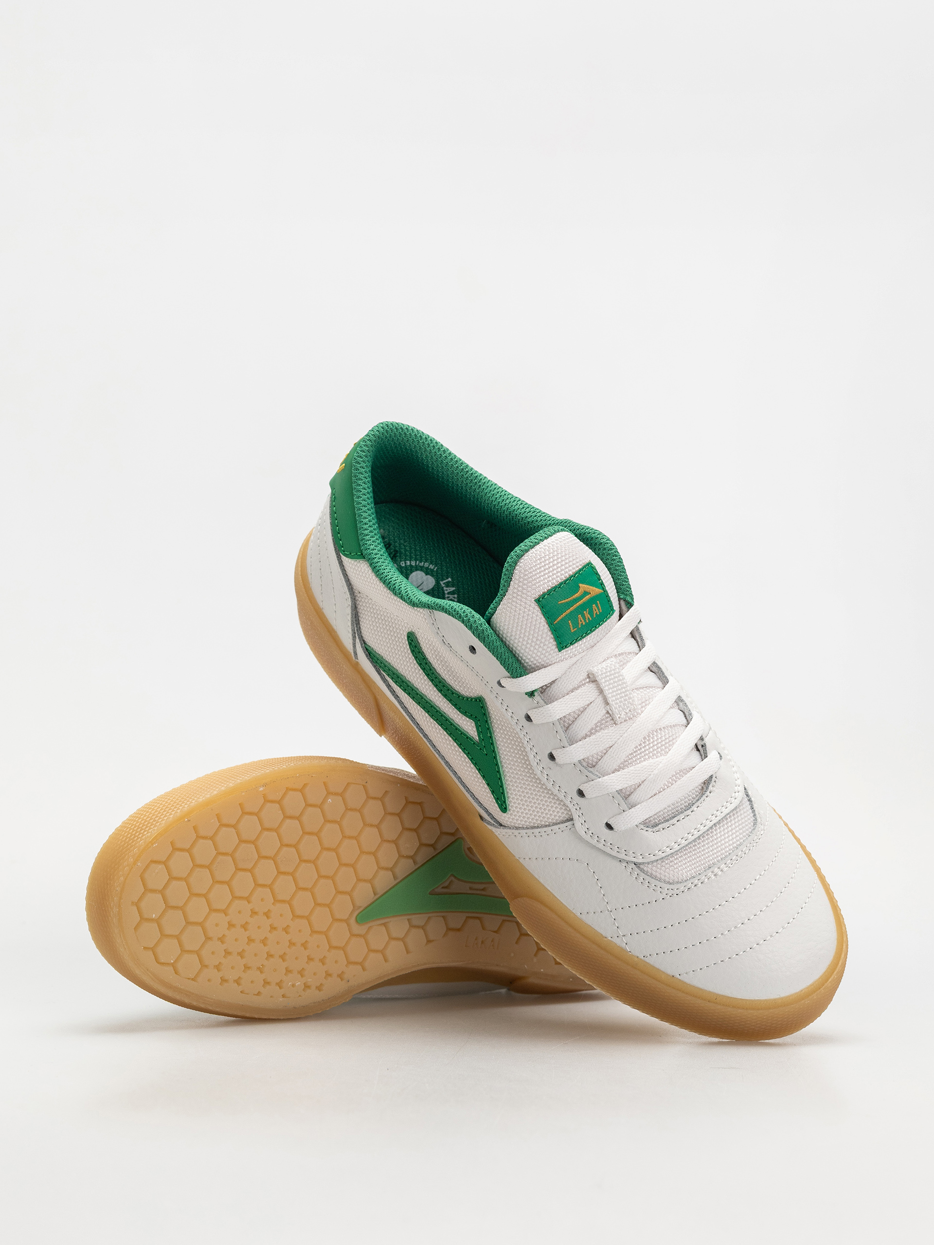 Обувки Lakai Cambridge (white/green/leather)