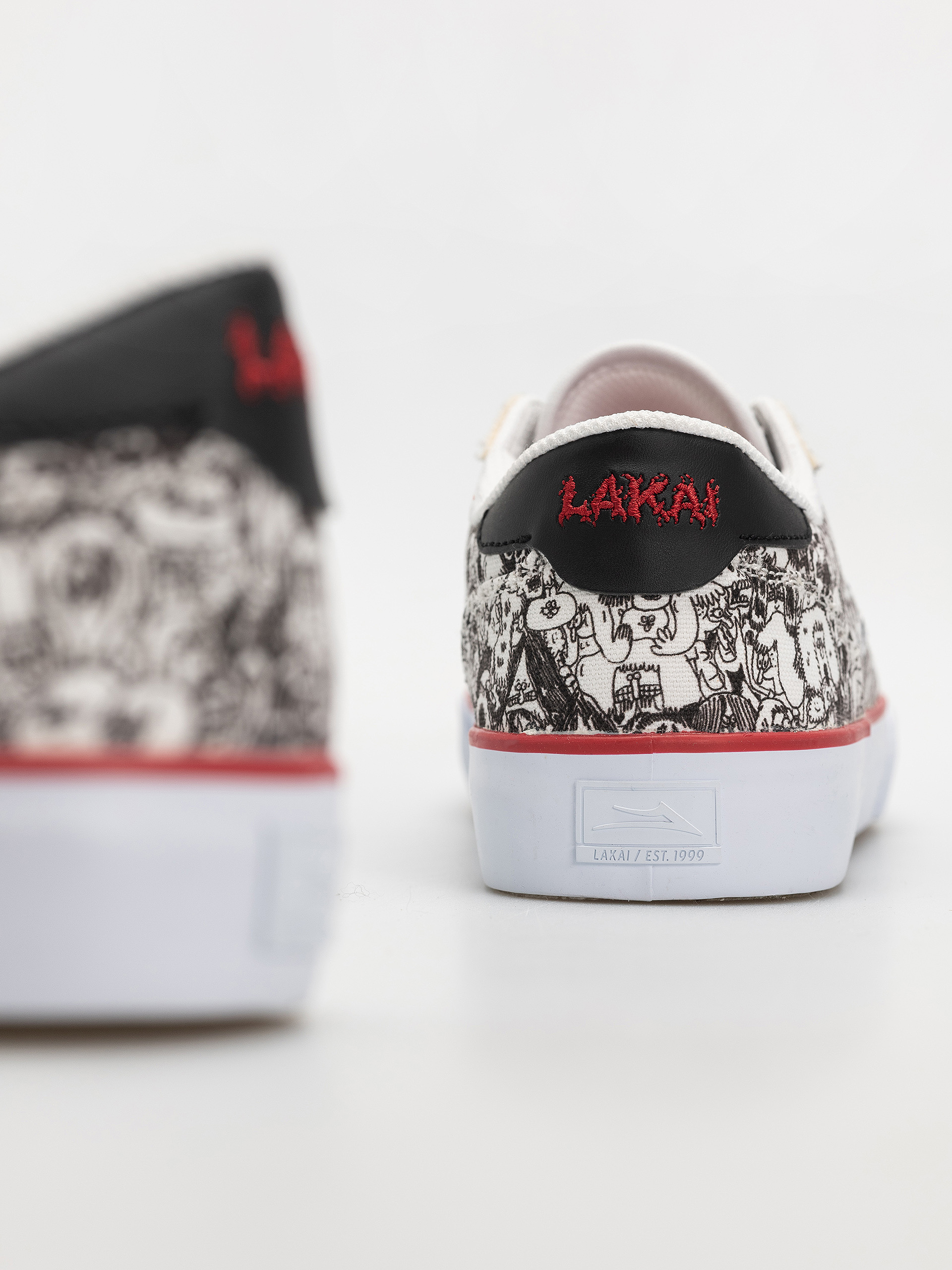 Обувки Lakai Manchester (white/canvas/print)