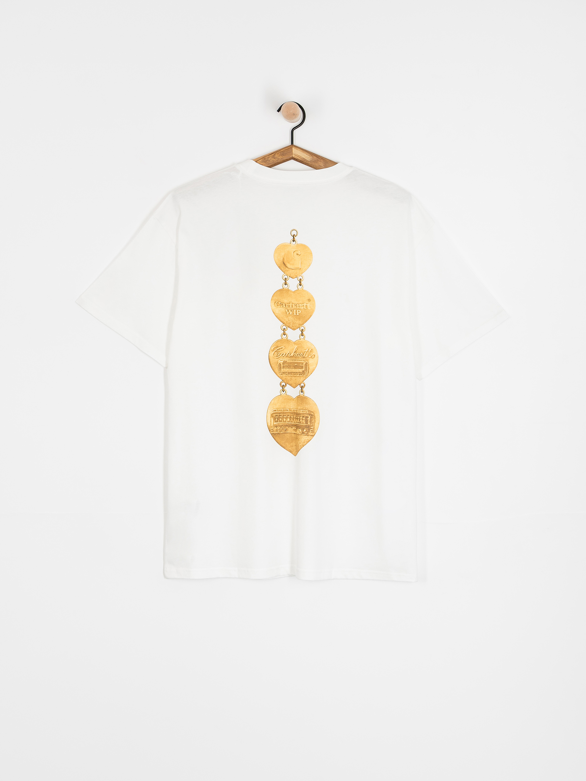 Тениска Carhartt WIP Hartt Chain (white)