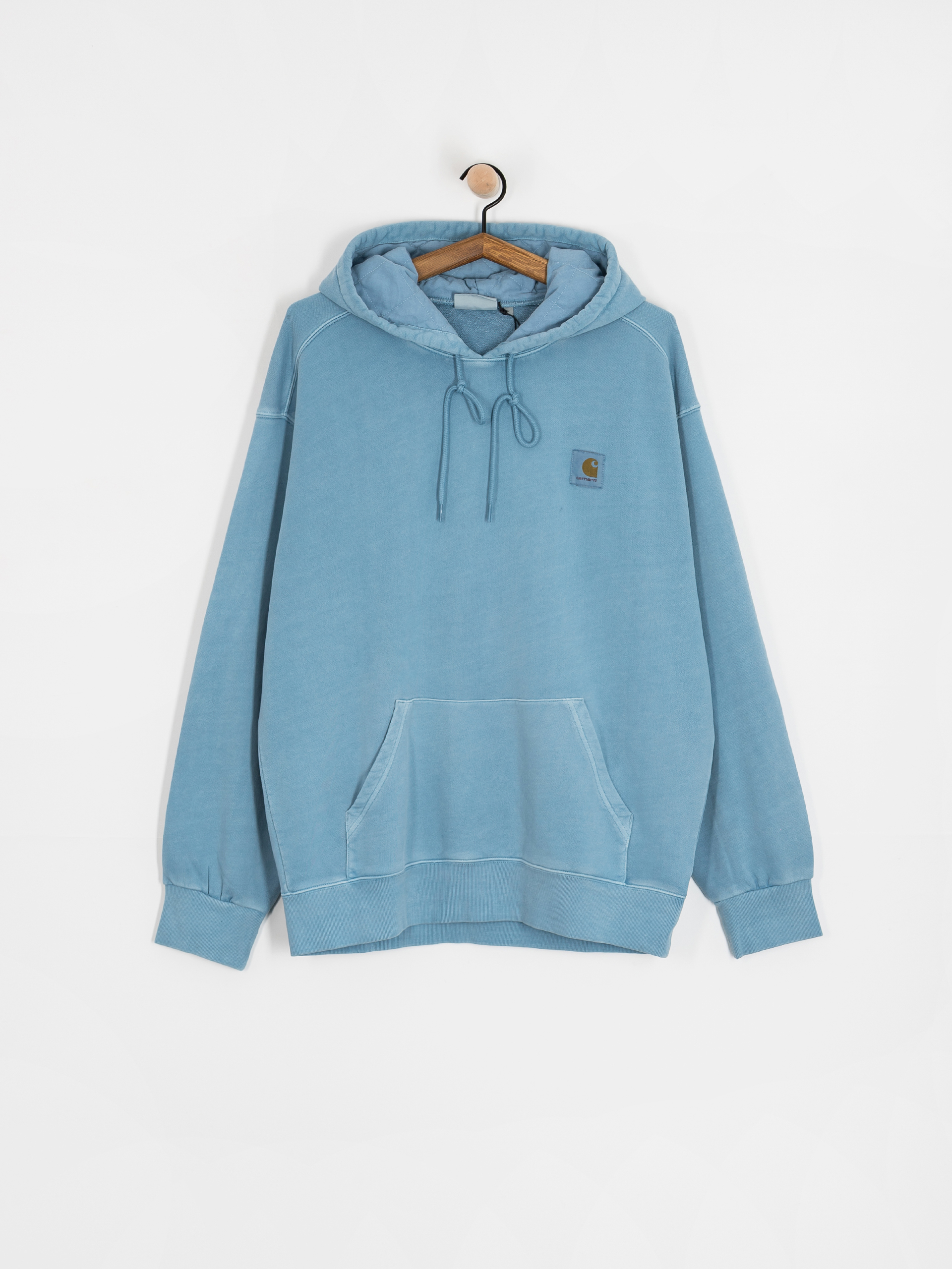 Суитшърт с качулка Carhartt WIP Nelson HD (clay blue)