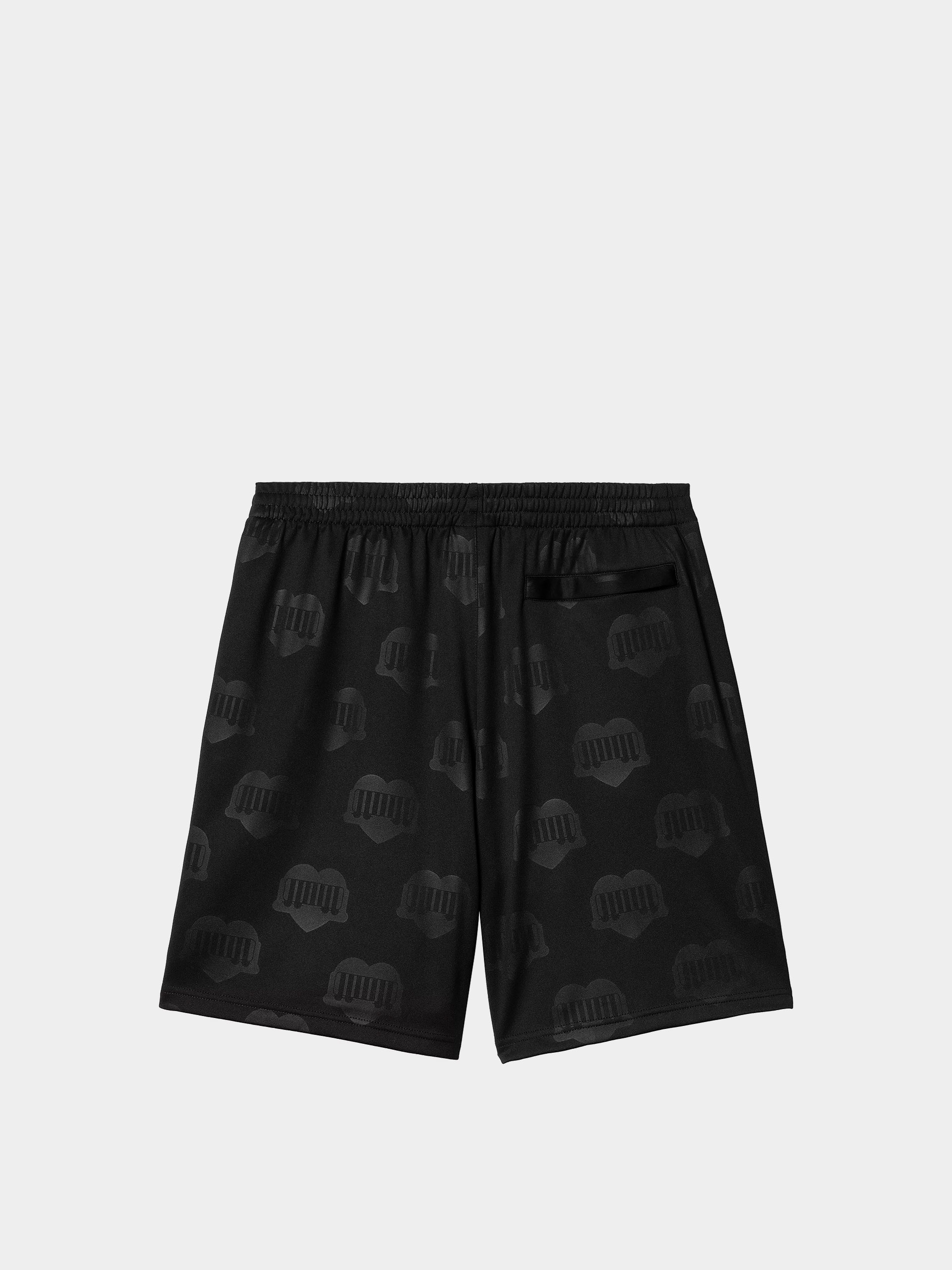 Къси панталони Carhartt WIP Hartts Football (heart train jacquard/black)
