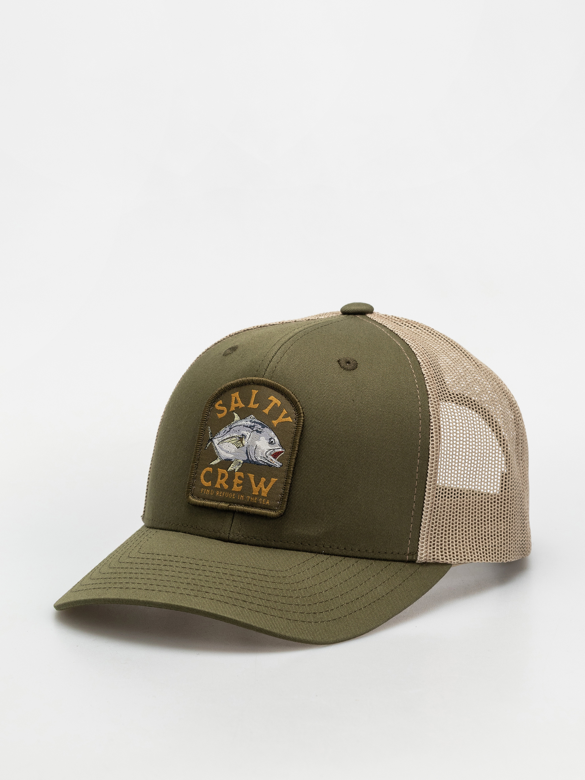 Шапка с козирка Salty Crew Ulua (moss khaki)