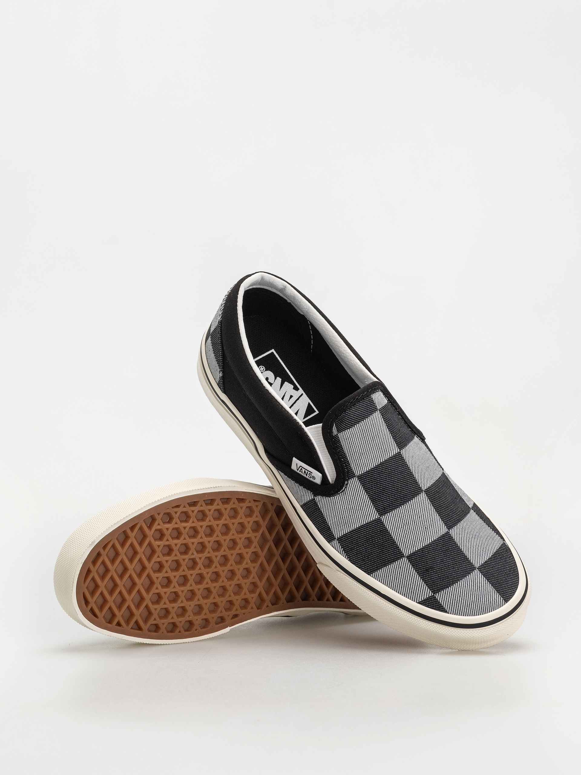 Обувки Vans Classic Slip On (mono checkerboard black)