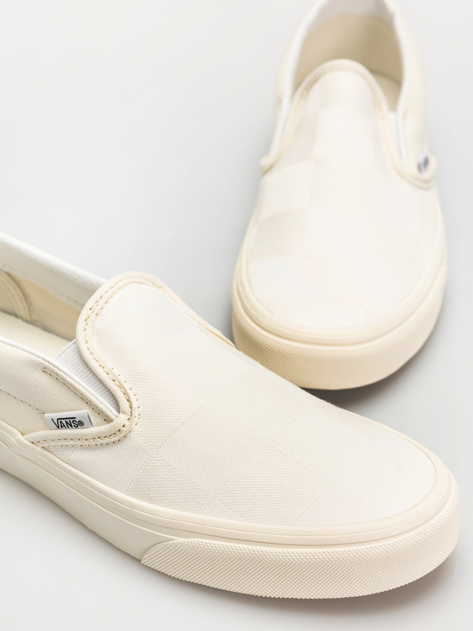 Обувки Vans Classic Slip On (mono checkerboard white)