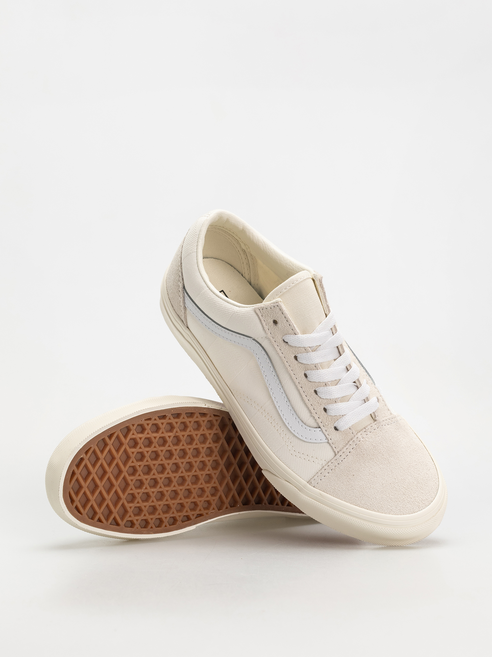 Обувки Vans Old Skool (mono checkerboard white)