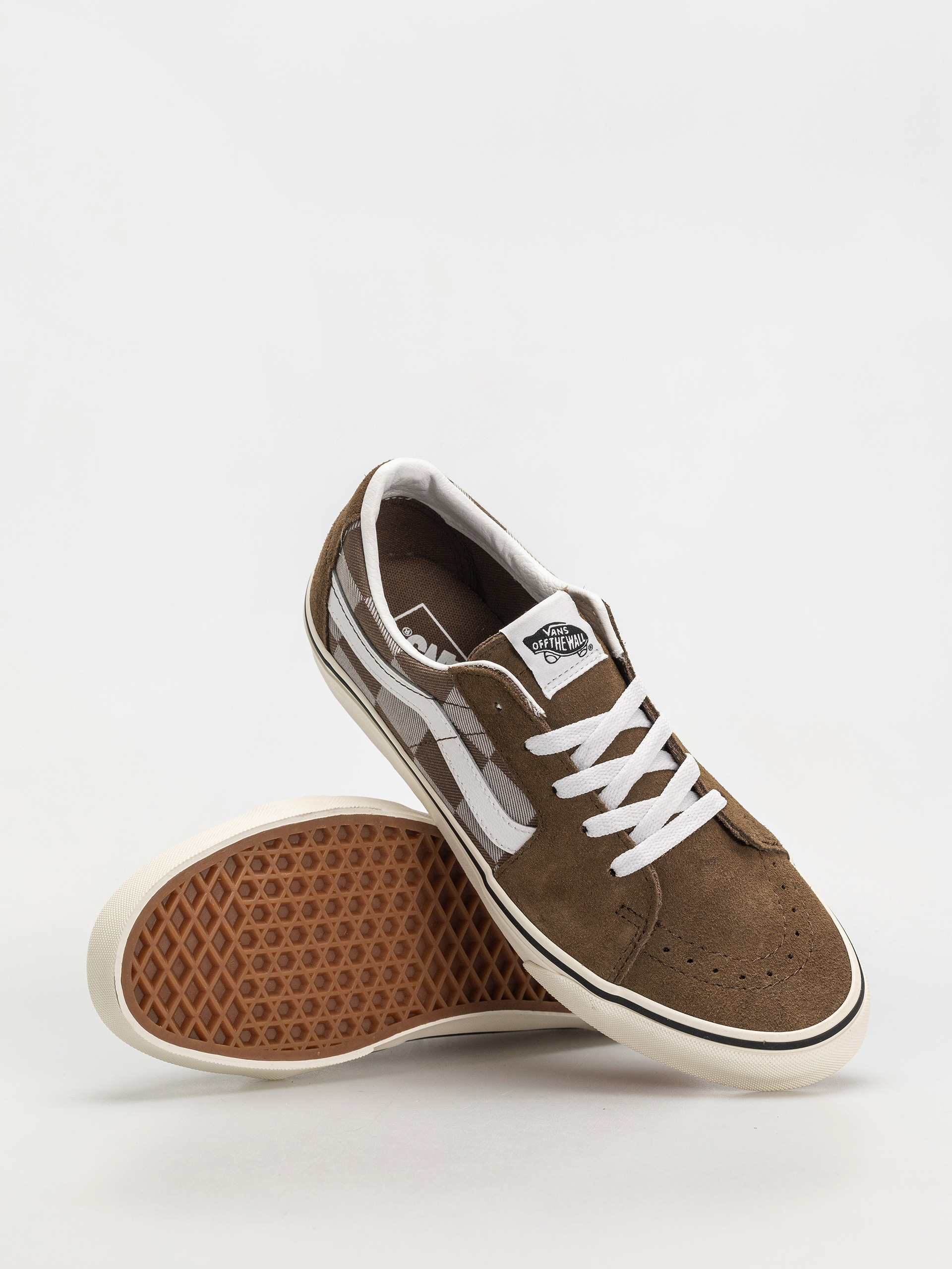 Обувки Vans Sk8 Low (mono checkerboard brown)