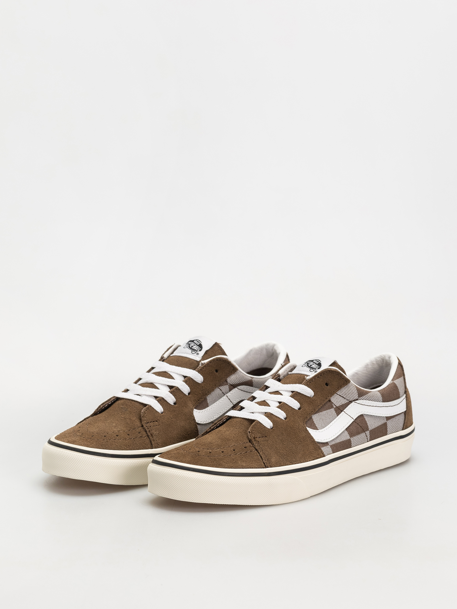 Обувки Vans Sk8 Low (mono checkerboard brown)