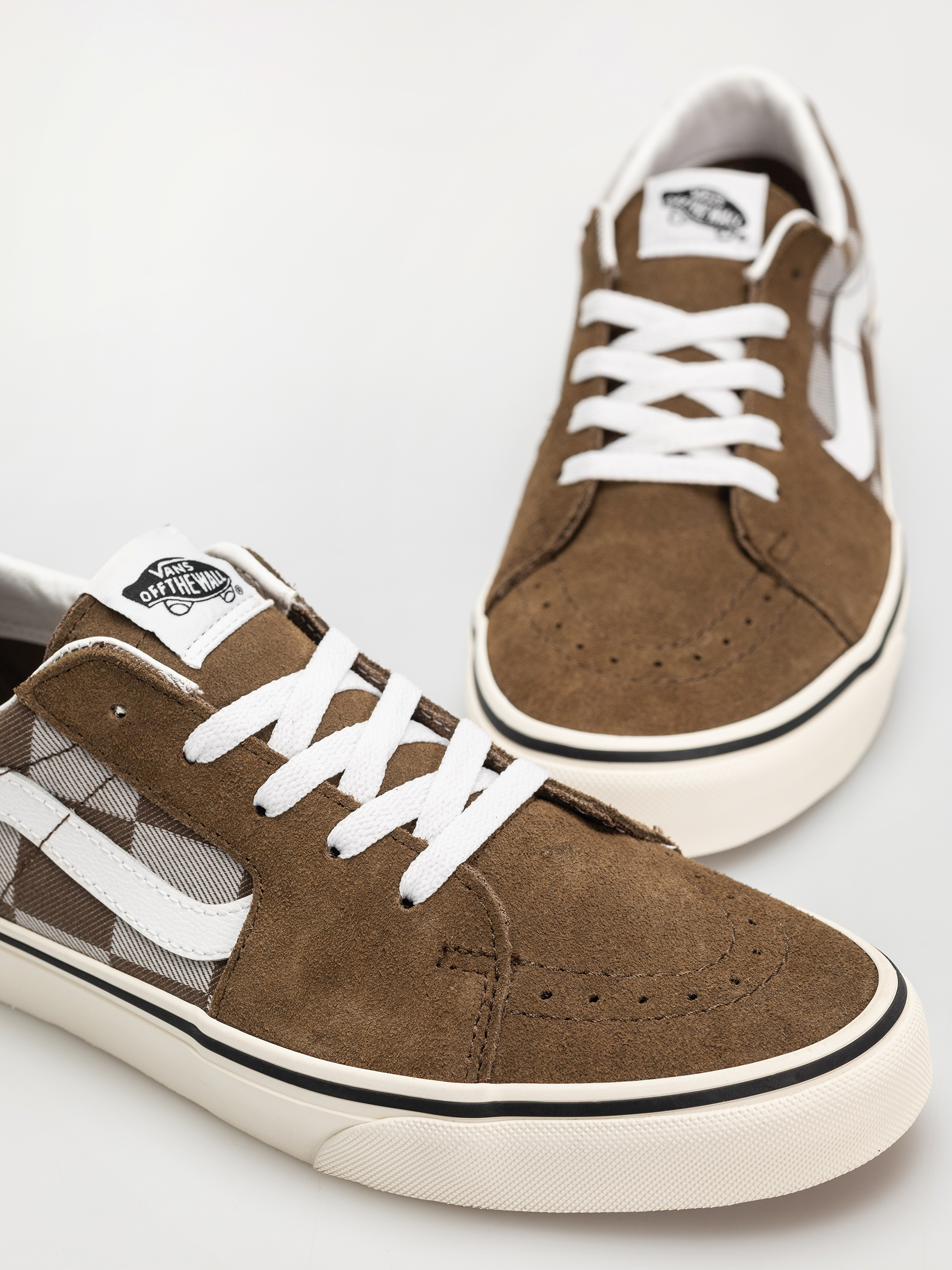 Обувки Vans Sk8 Low (mono checkerboard brown)
