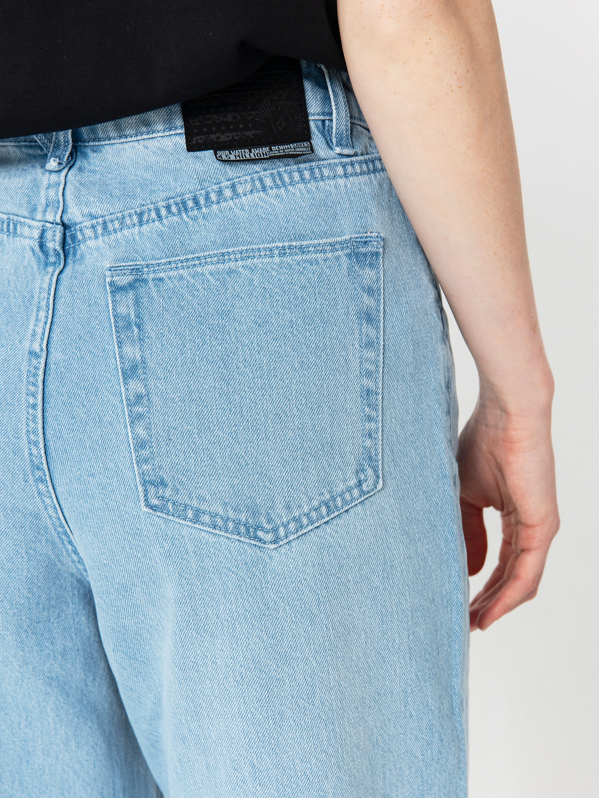 Панталони Volcom Stoned Bf Hirise Wmn (blue bird)