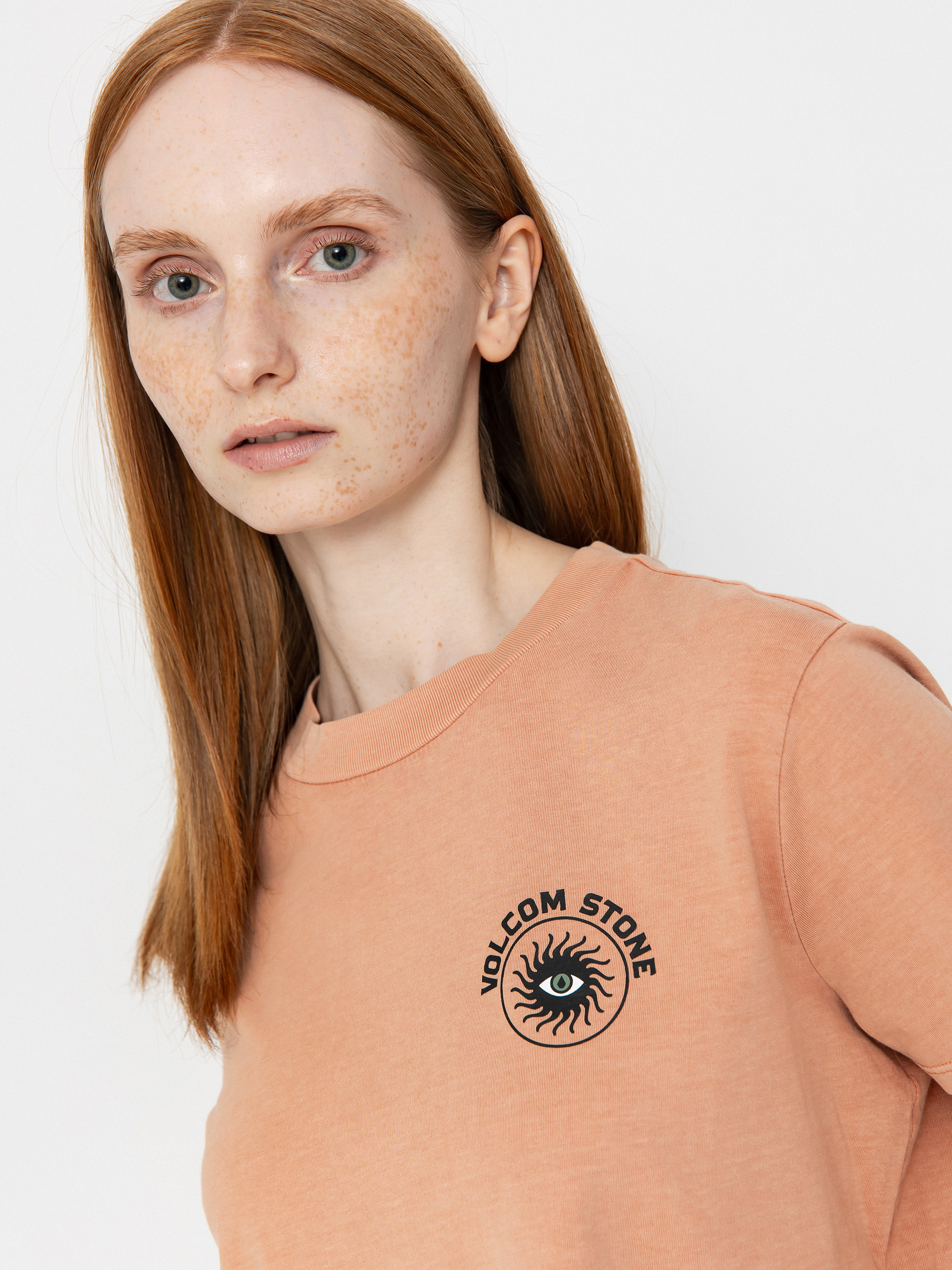 Тениска Volcom Dial Crop Wmn (sand brown)