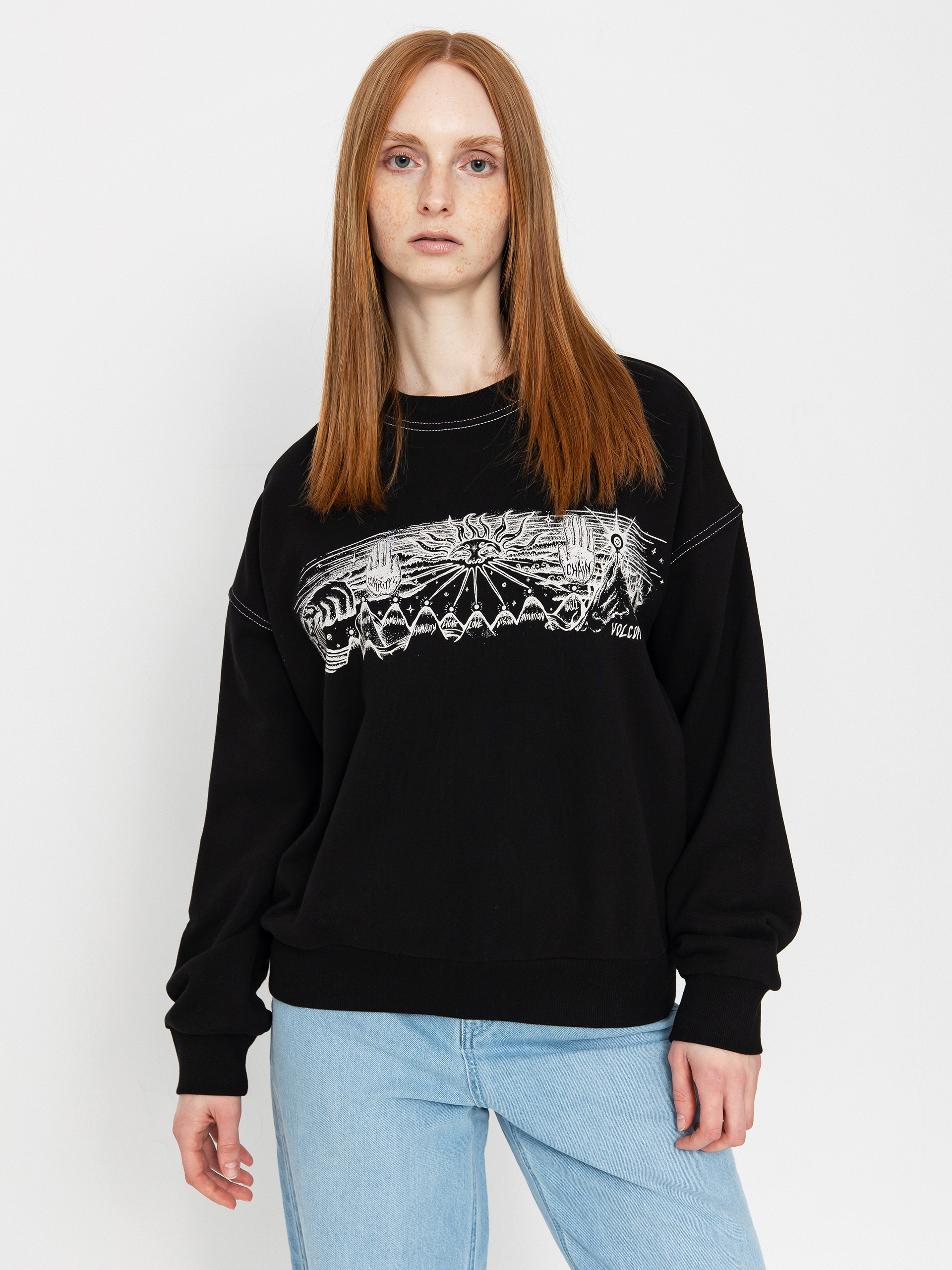 Суитшърт Volcom Fa Alix Crew Wmn