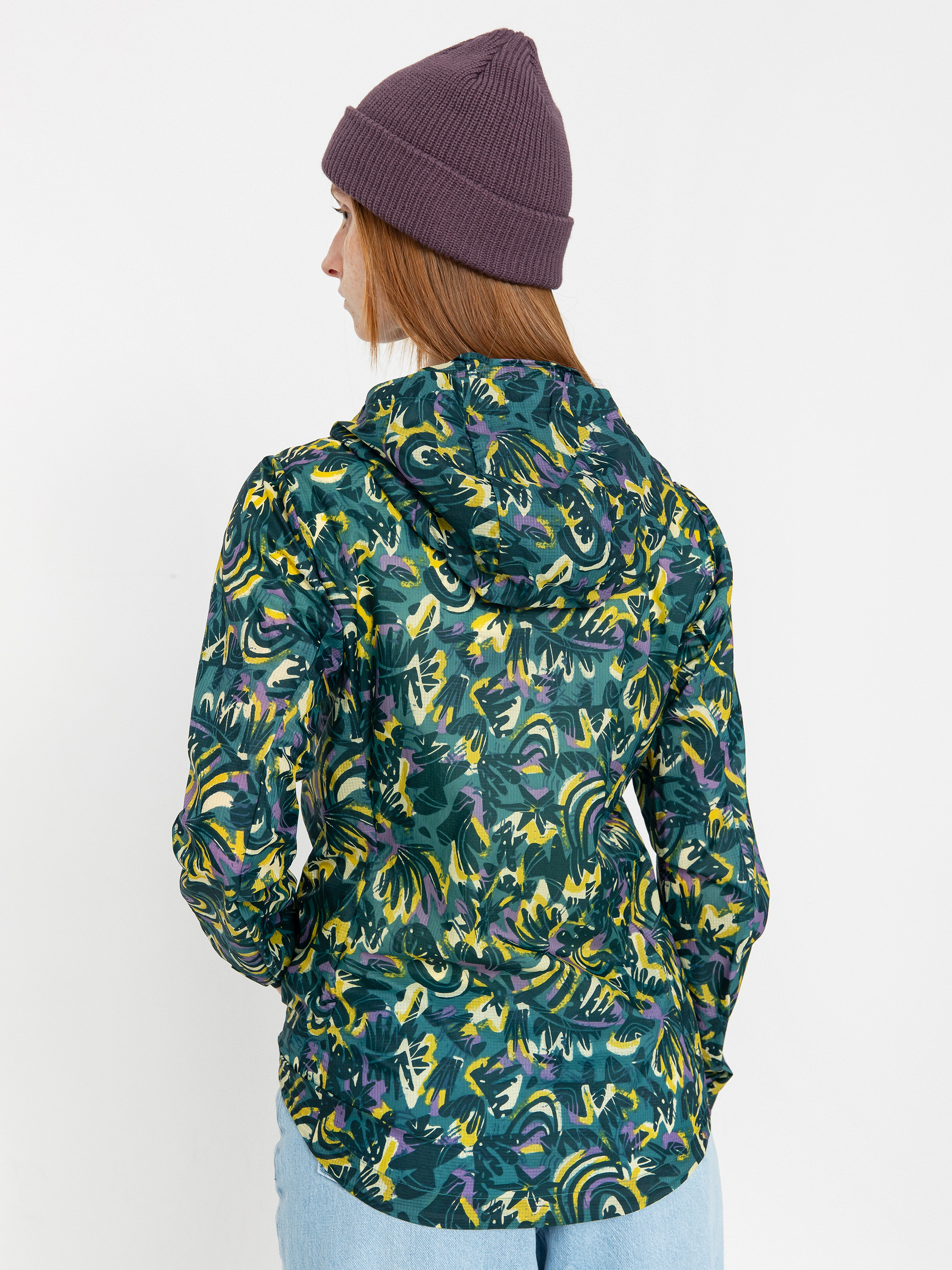 Яке Patagonia Houdini Wmn (wild botanist/wetland blue)