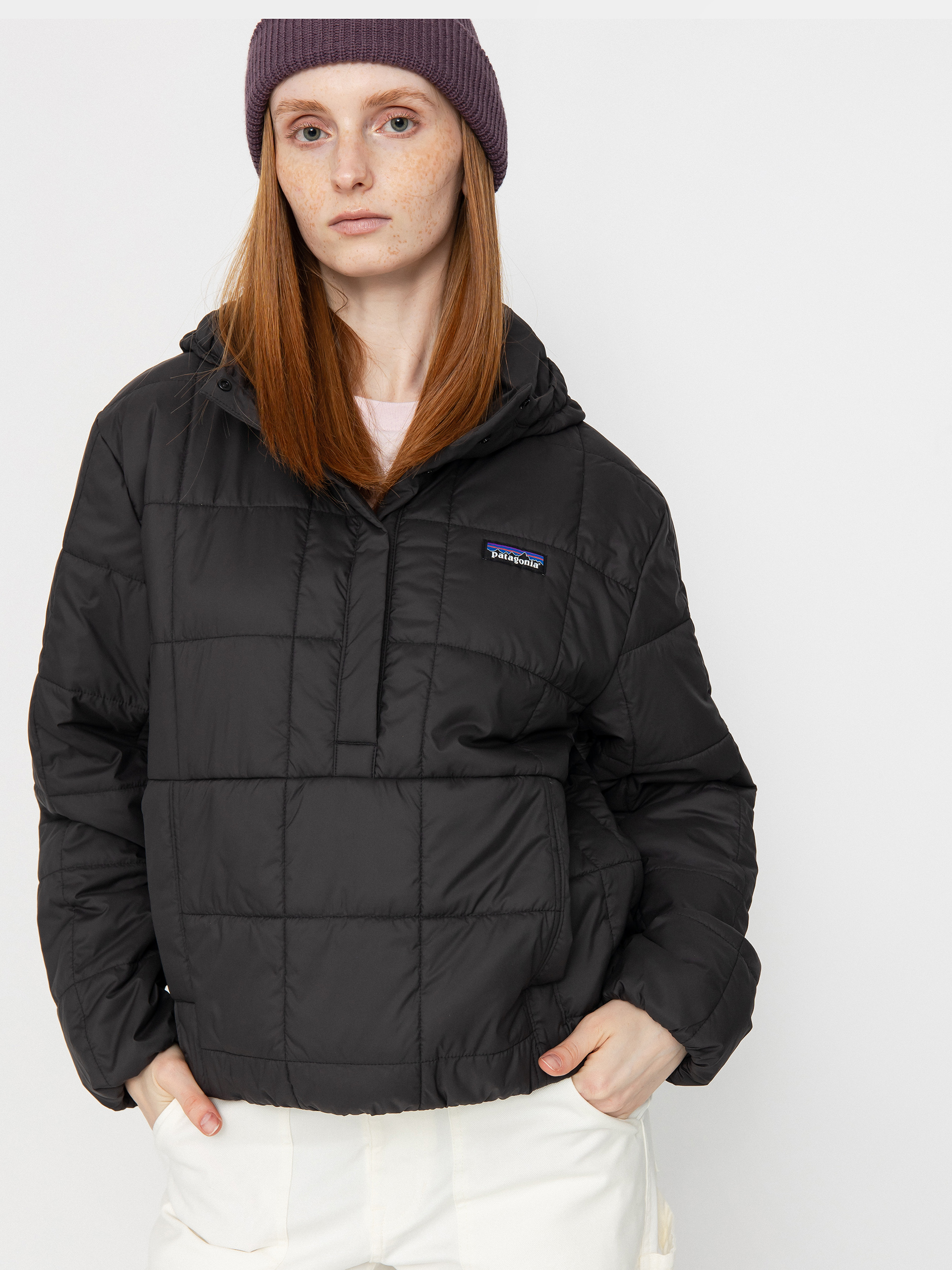 Суитшърт с качулка Patagonia Light Gust HD Wmn (black)