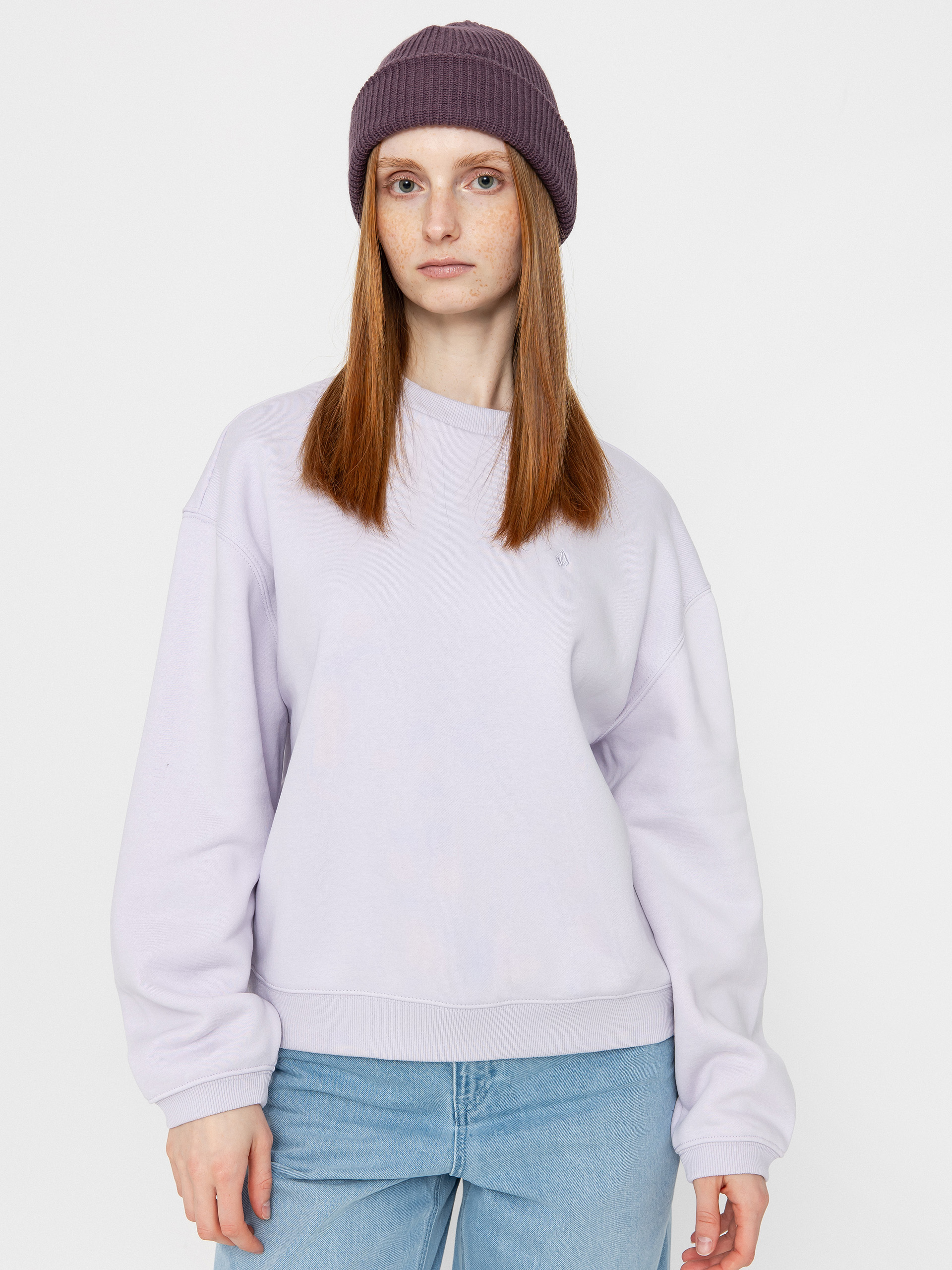 Суитшърт Volcom Stone Heart Up Crew Wmn (dusty lavender)