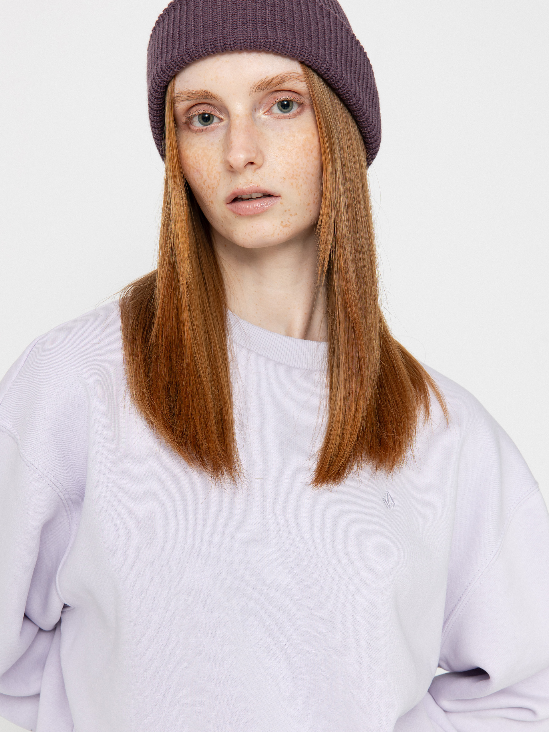 Суитшърт Volcom Stone Heart Up Crew Wmn (dusty lavender)